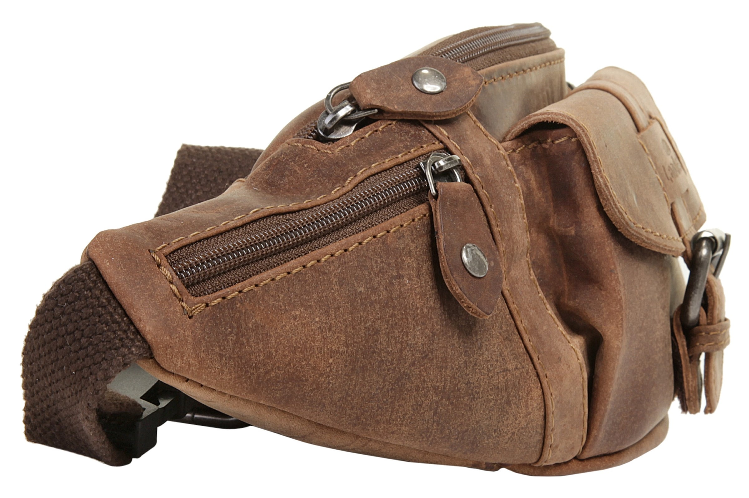 Landleder Gürteltasche »OLD SCHOOL«, echt Leder
