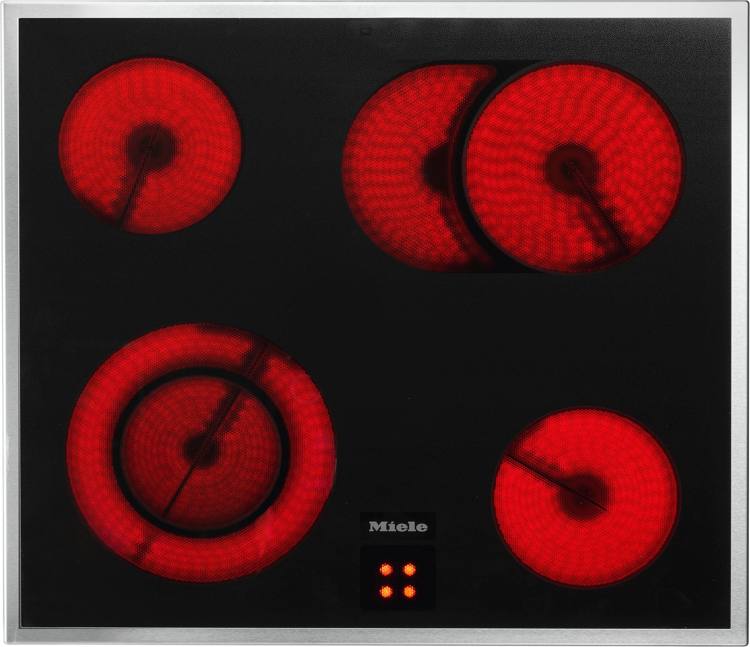 Miele Elektro-Herd-Set »H2459 E D OBSW + KM 6003 LPT«, mit Teleskopauszug nachrüstbar, PerfectClean Ausstattung, EasyControl Bedienung