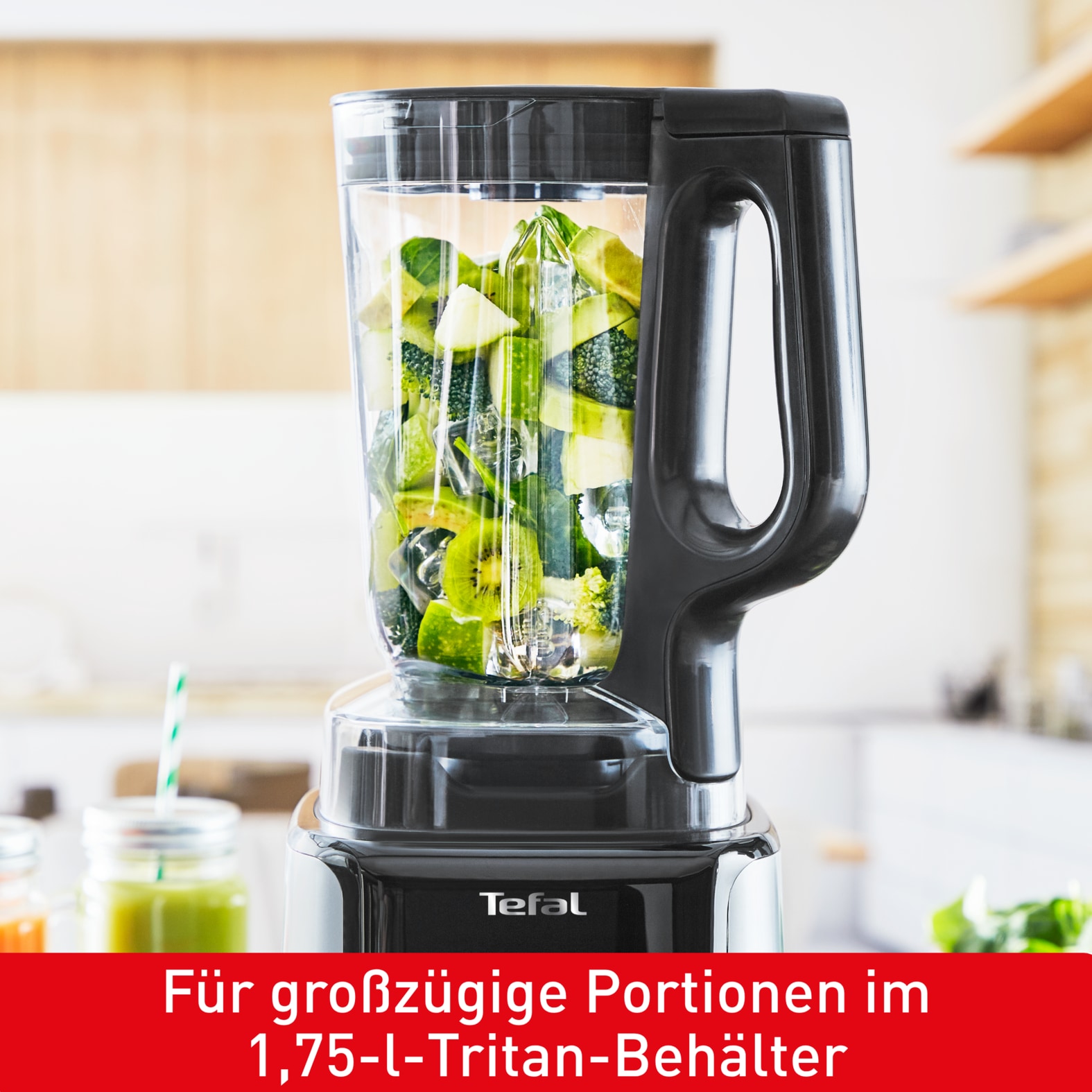 Tefal Standmixer »BL91HD Infiny Mix+ Highspeed« 1600 W 5 automatische Programme, Klingen mit Titanbeschichtung