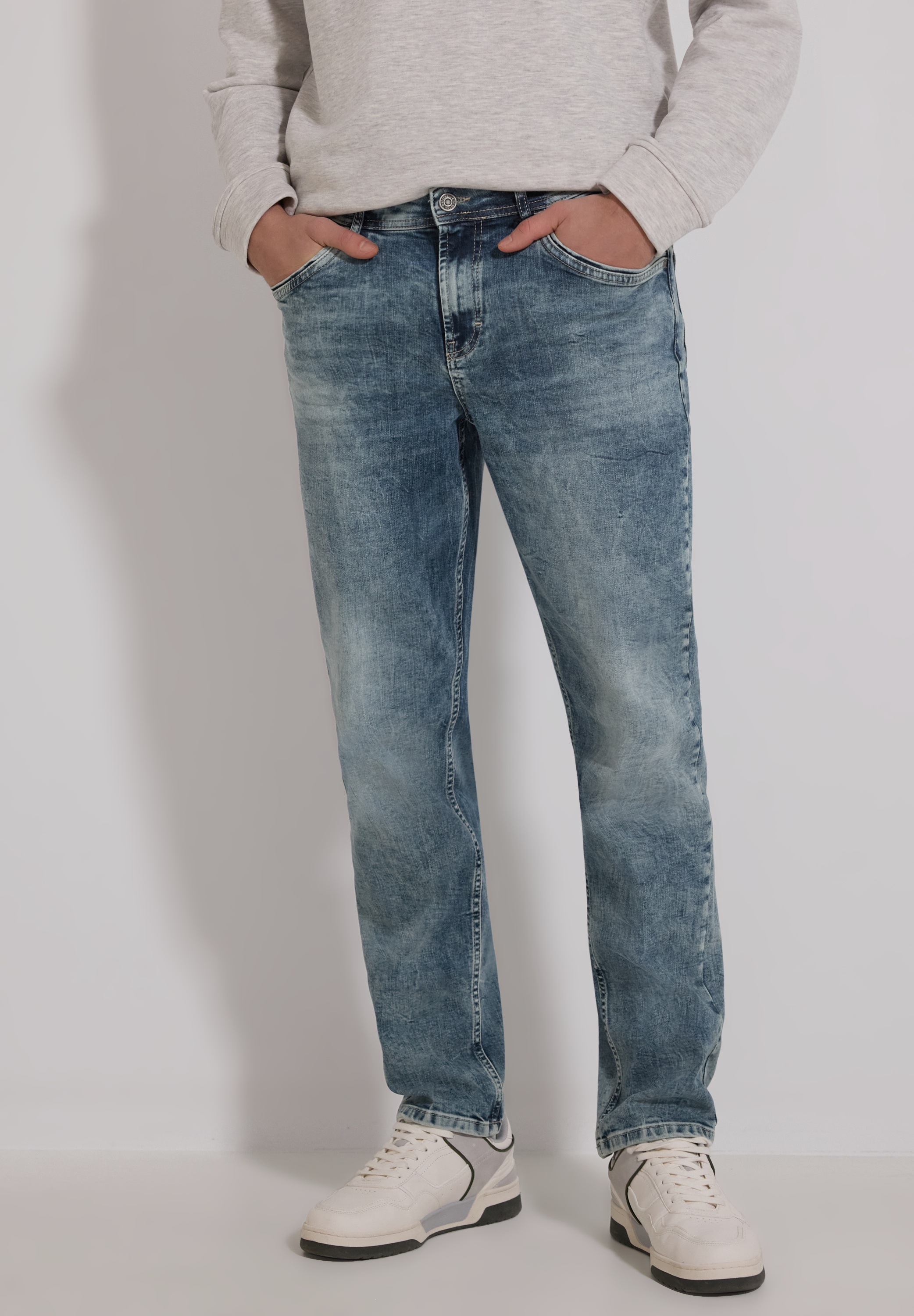 STREET ONE MEN Regular-fit-Jeans Middle Waist günstig online kaufen