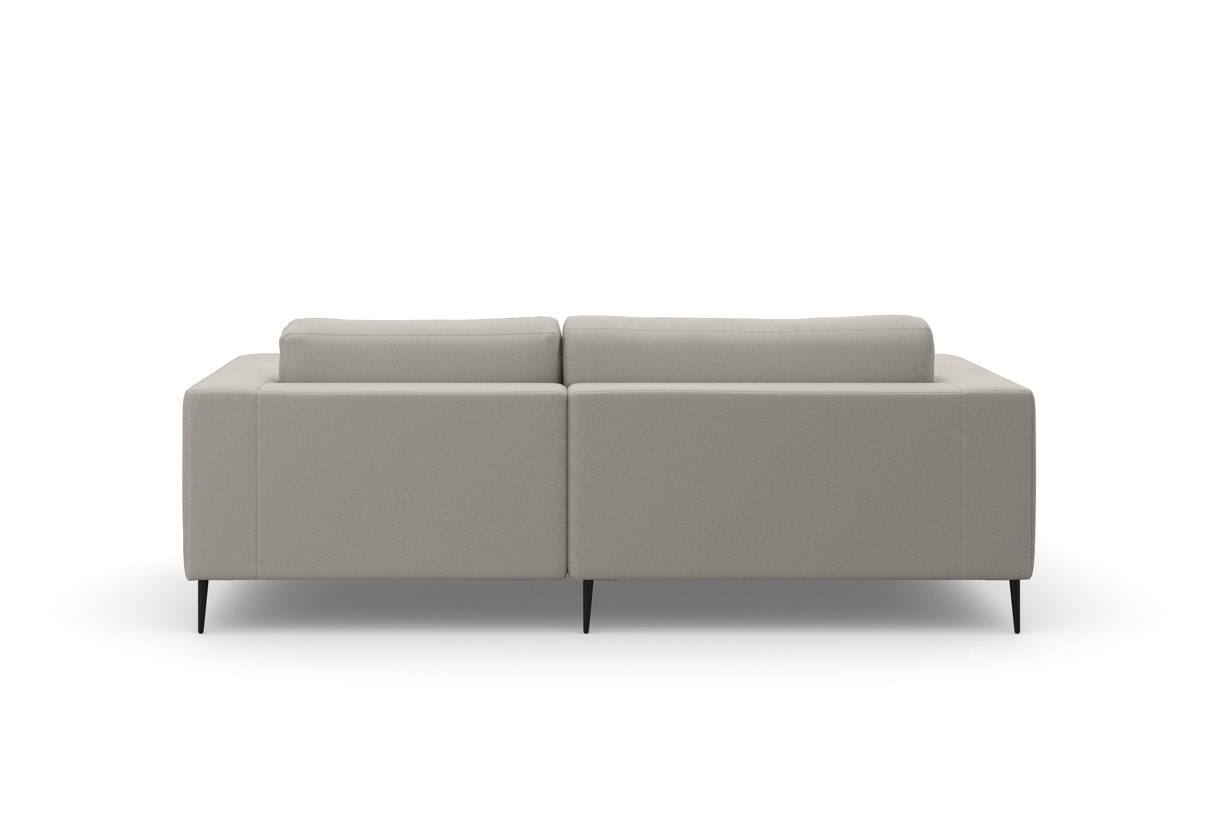 DOMO collection Ecksofa »Modica kompakt und elegant, Breite 244, L-Form« Auch in Cord, Fußhöhe passend für gängige Saugroboter!