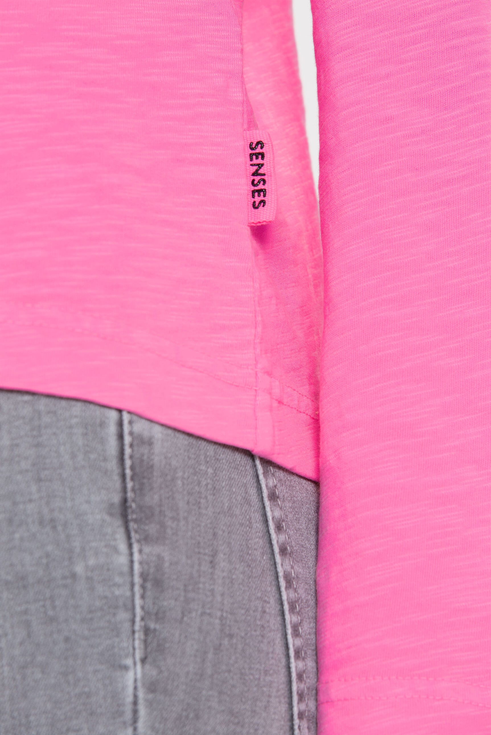 SENSES.THE LABEL Rundhalsshirt, aus Baumwolle