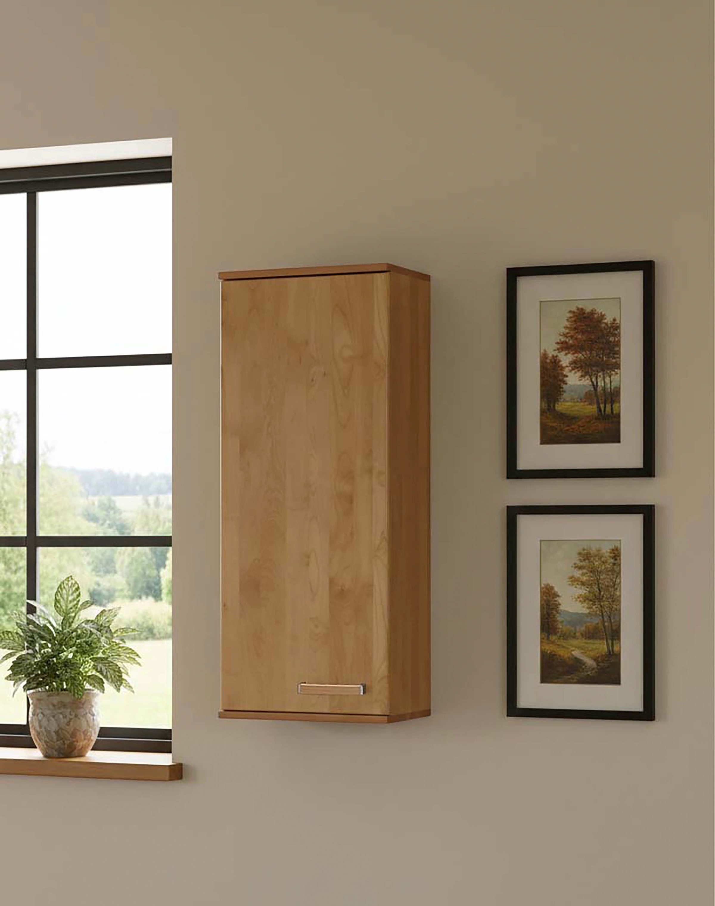 WIEMANN Hängeschrank "Lausanne, Wandschrank, Wandregal, teilmassiv Erle" 40 günstig online kaufen