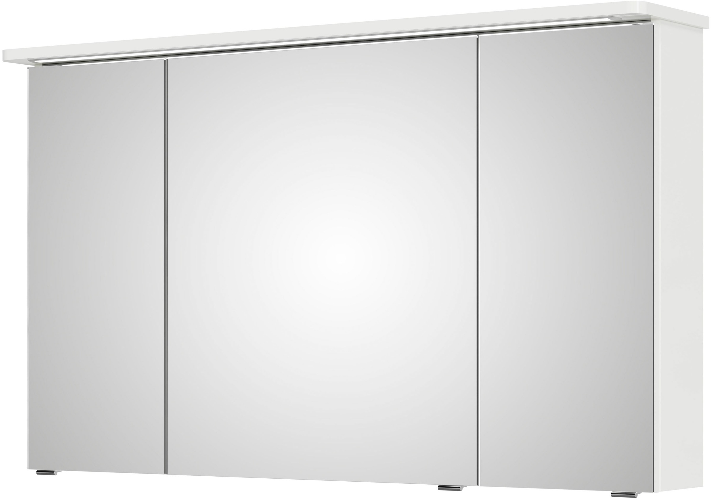 Saphir Badmöbel-Set »Serie 4005, vormontiert, Glaswaschbecken, Spiegelschrank«, (Set, 5 St.), Badezimmer Set 92 cm breit, inkl. Türdämpfer, 3 Türen, 2 Schubladen