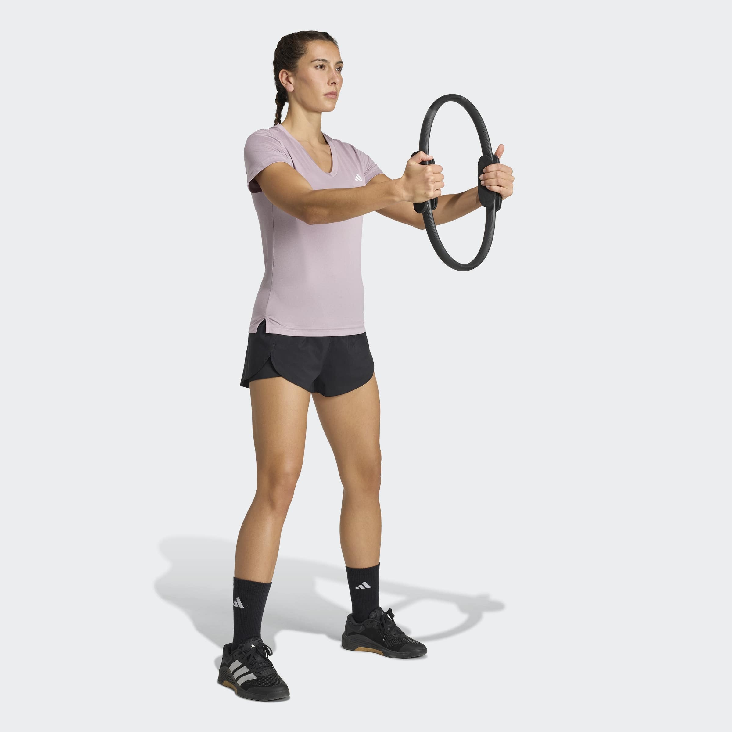 adidas Performance T-Shirt »ADIDAS WORKOUT ESSENTIALS MIT V-AUSSCHNITT«