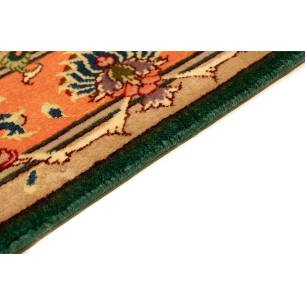 morgenland Teppich »Täbriz 50 Raj Teppich handgeknüpft grün«, rechteckig