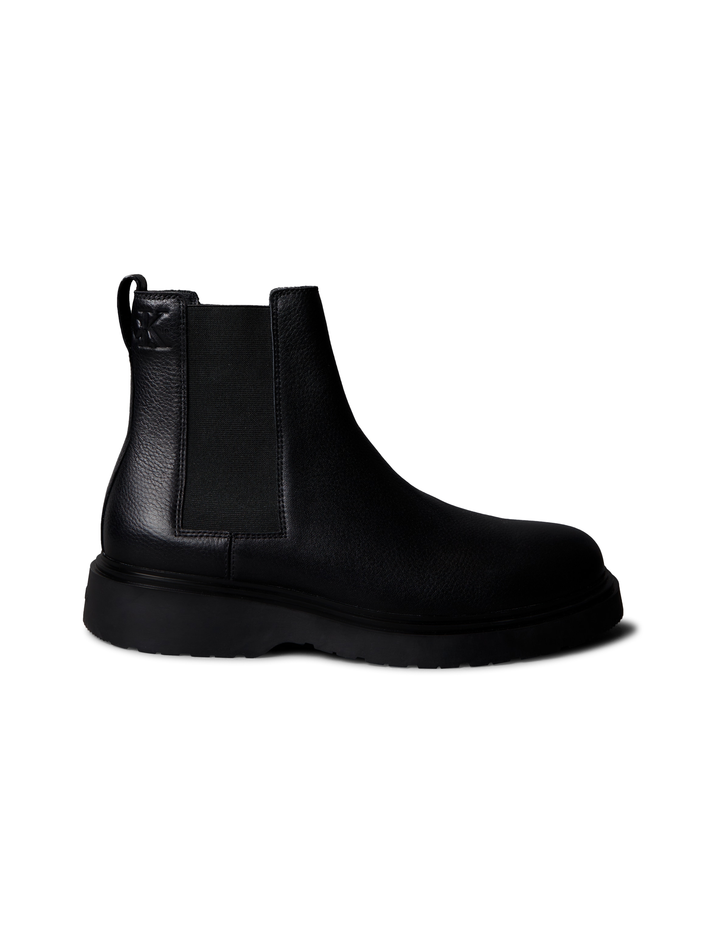 Calvin Klein Jeans Chelseaboots »COMBAT ESS CHELSEA BOOT LTH«, Klassik-Stiefelette, Schlupfboots mit Stretcheinsätze