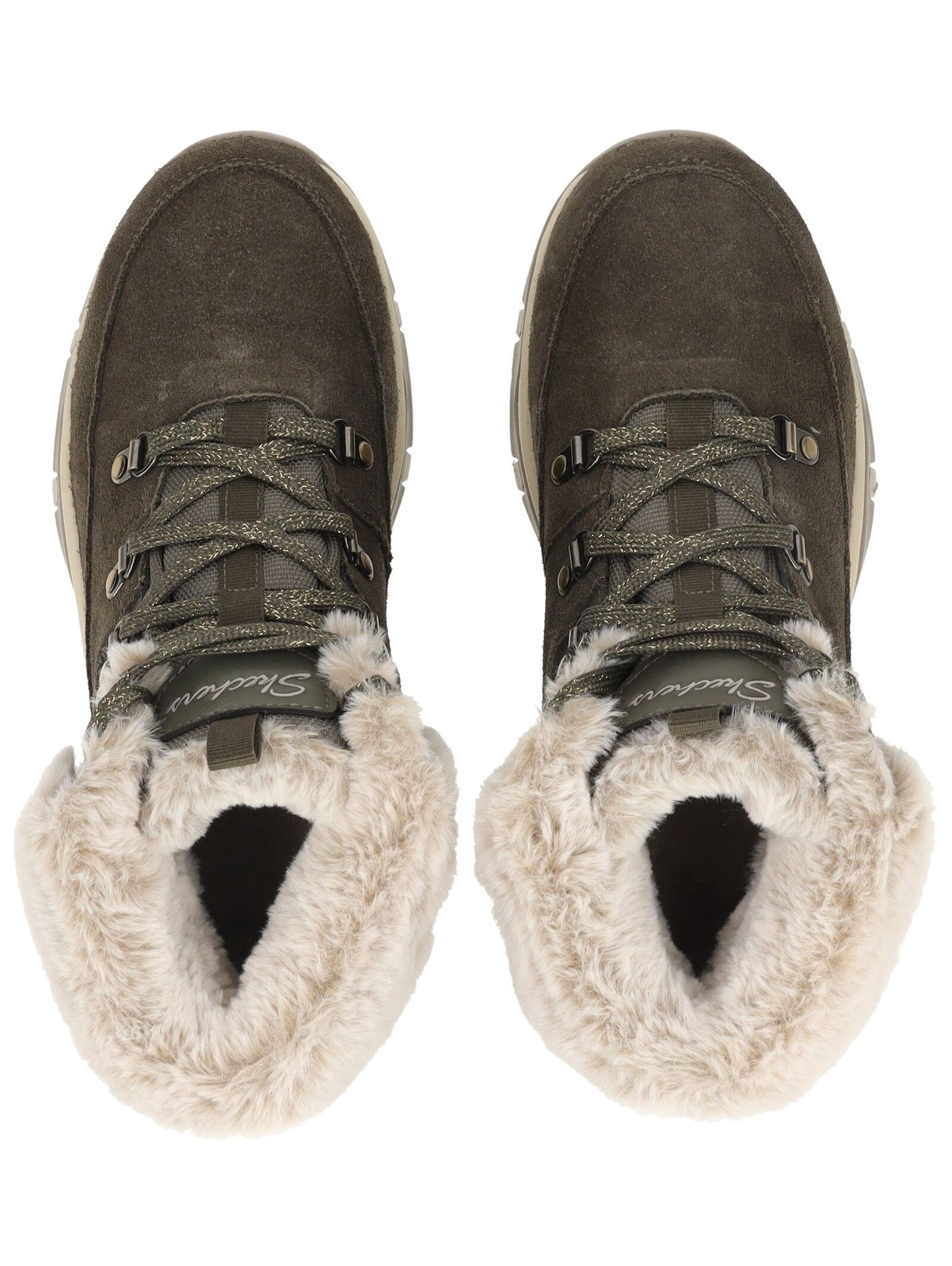 Skechers Schnürstiefelette »Skechers Stiefelette Veloursleder«