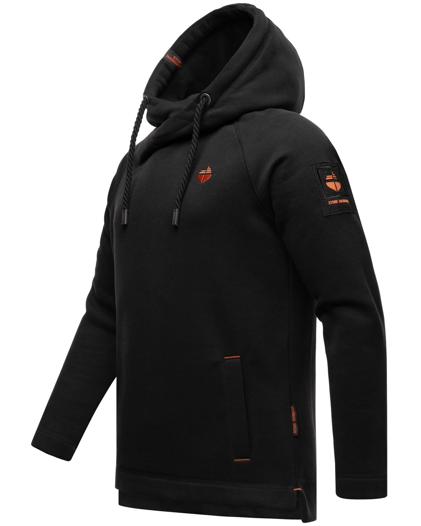 Stone Harbour Hoodie »Caspian Sailor«, Sportlicher Kapuzenpullover mit großen Kordeln