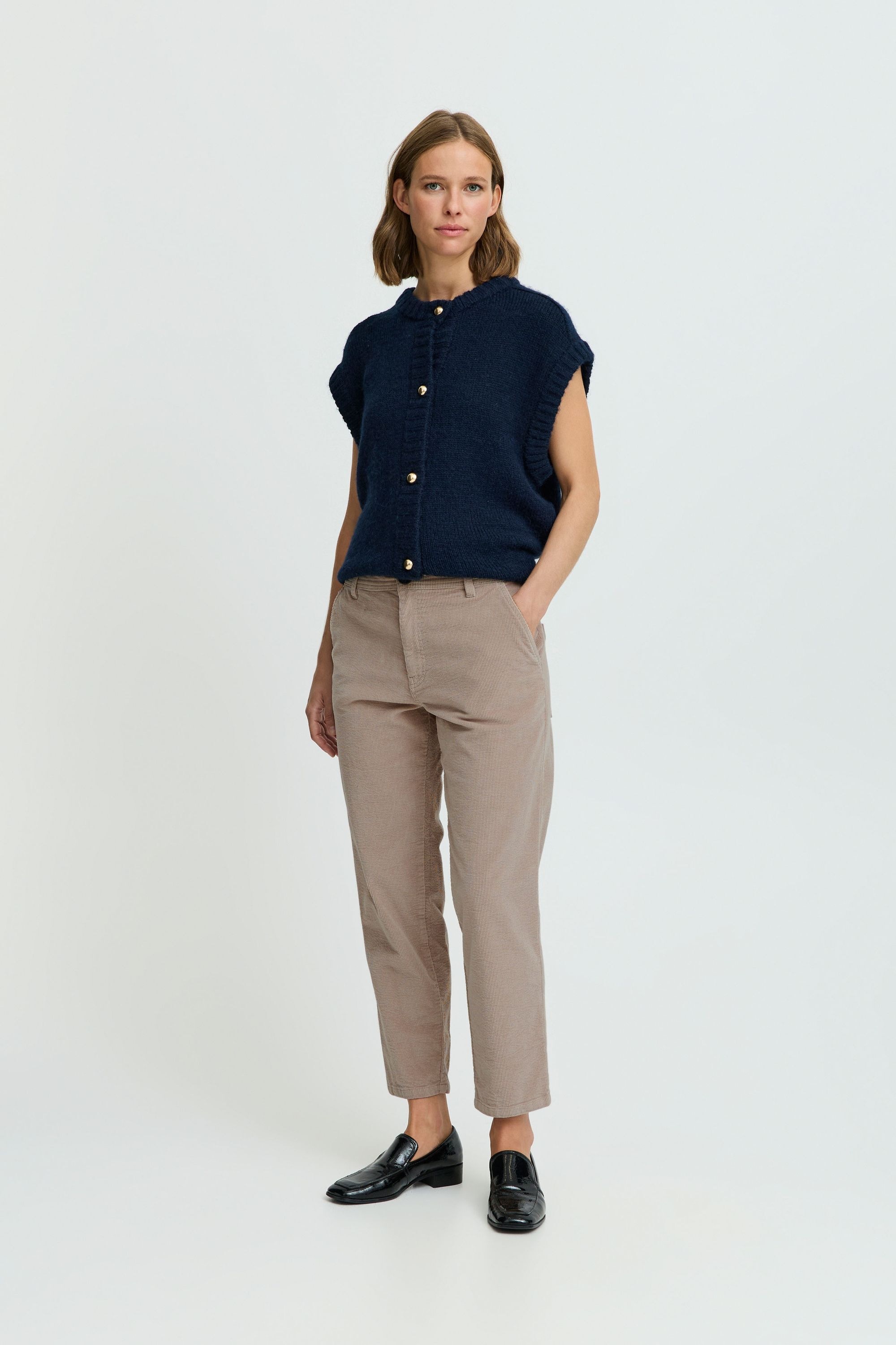 b.young Stoffhose »Stoffhose BYDASIK CROPPED PANTS -«