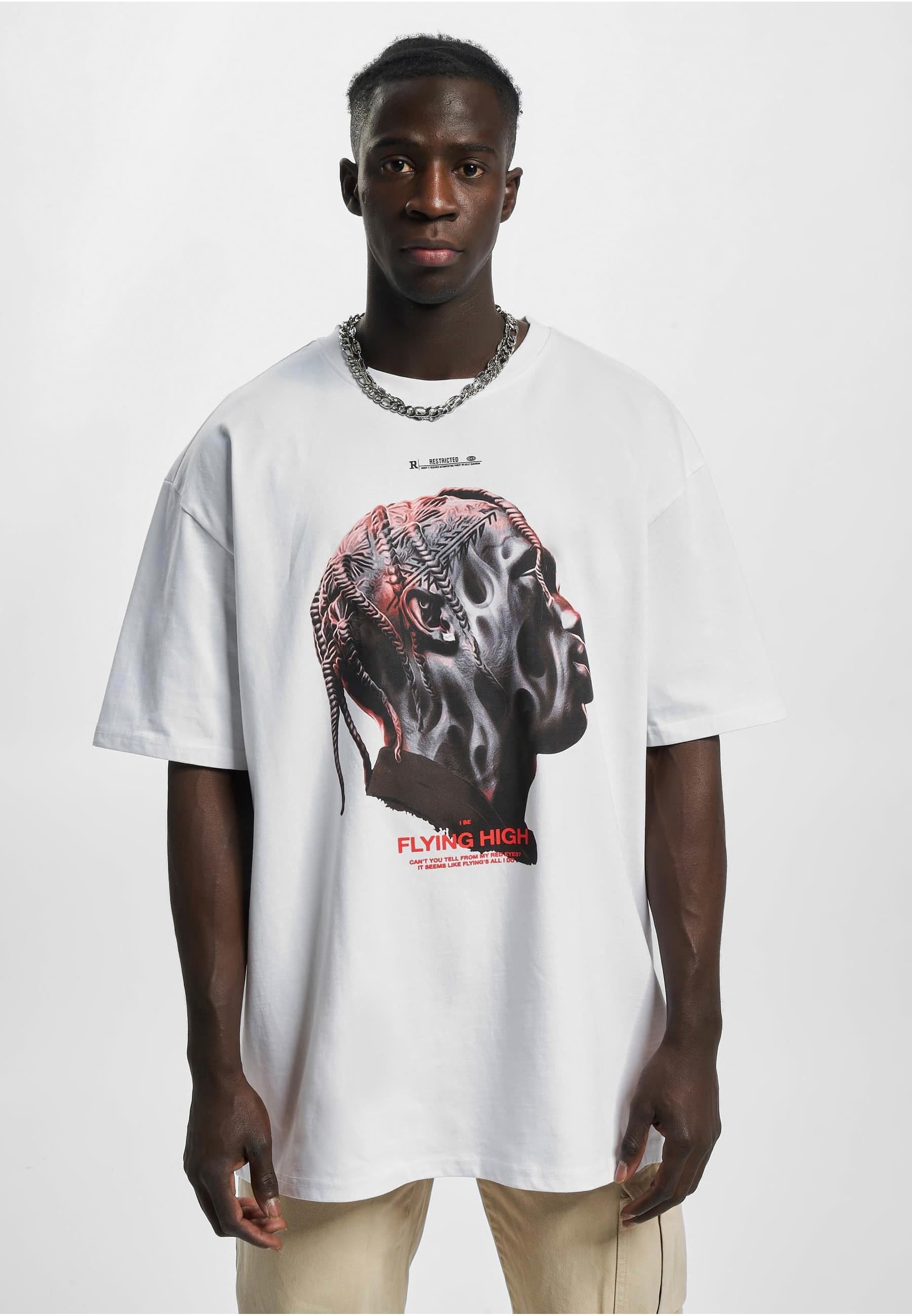 Upscale by Mister Tee Kurzarmshirt »Upscale by Mister Tee Herren Flying High Oversize Tee«, (1 tlg.)