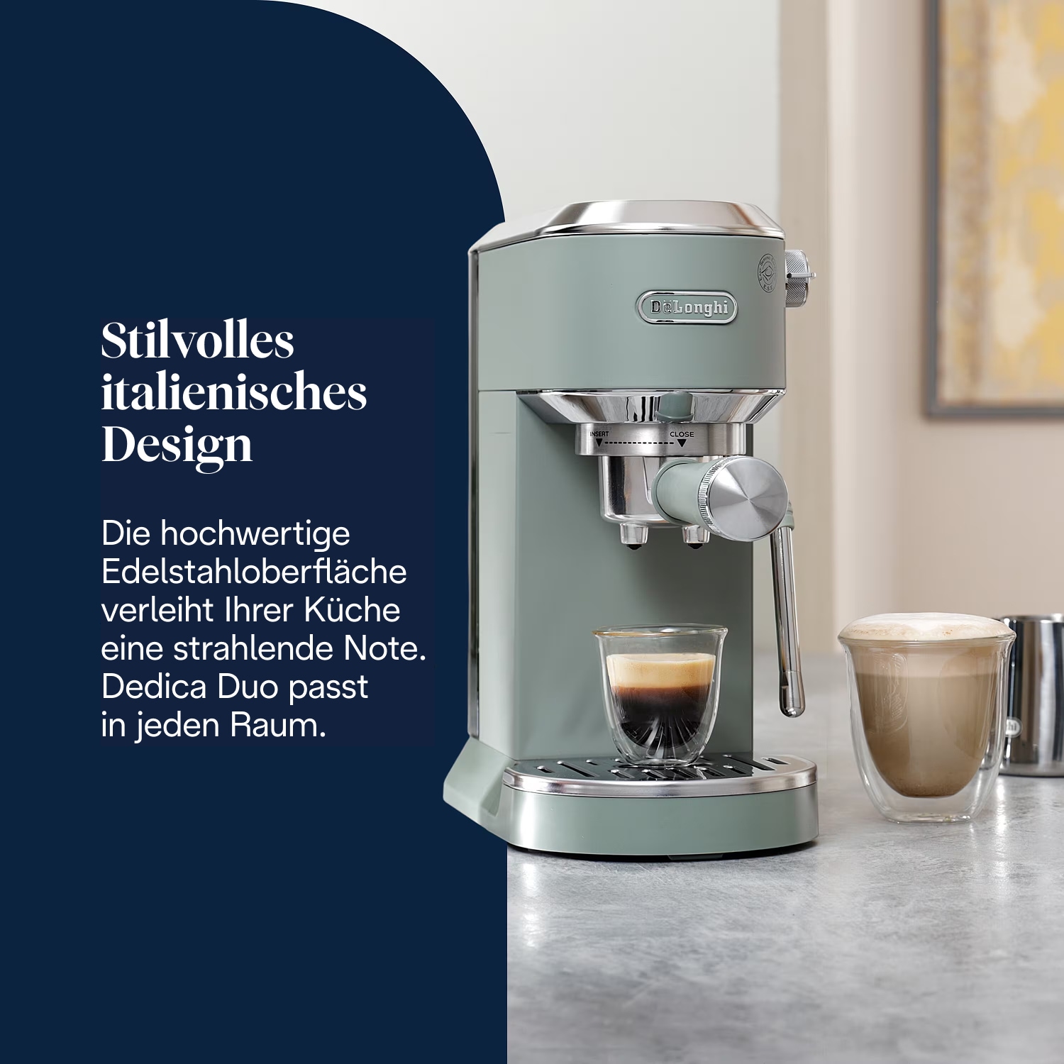 De'Longhi Espressomaschine »DEDICA DUO EC890.GR«