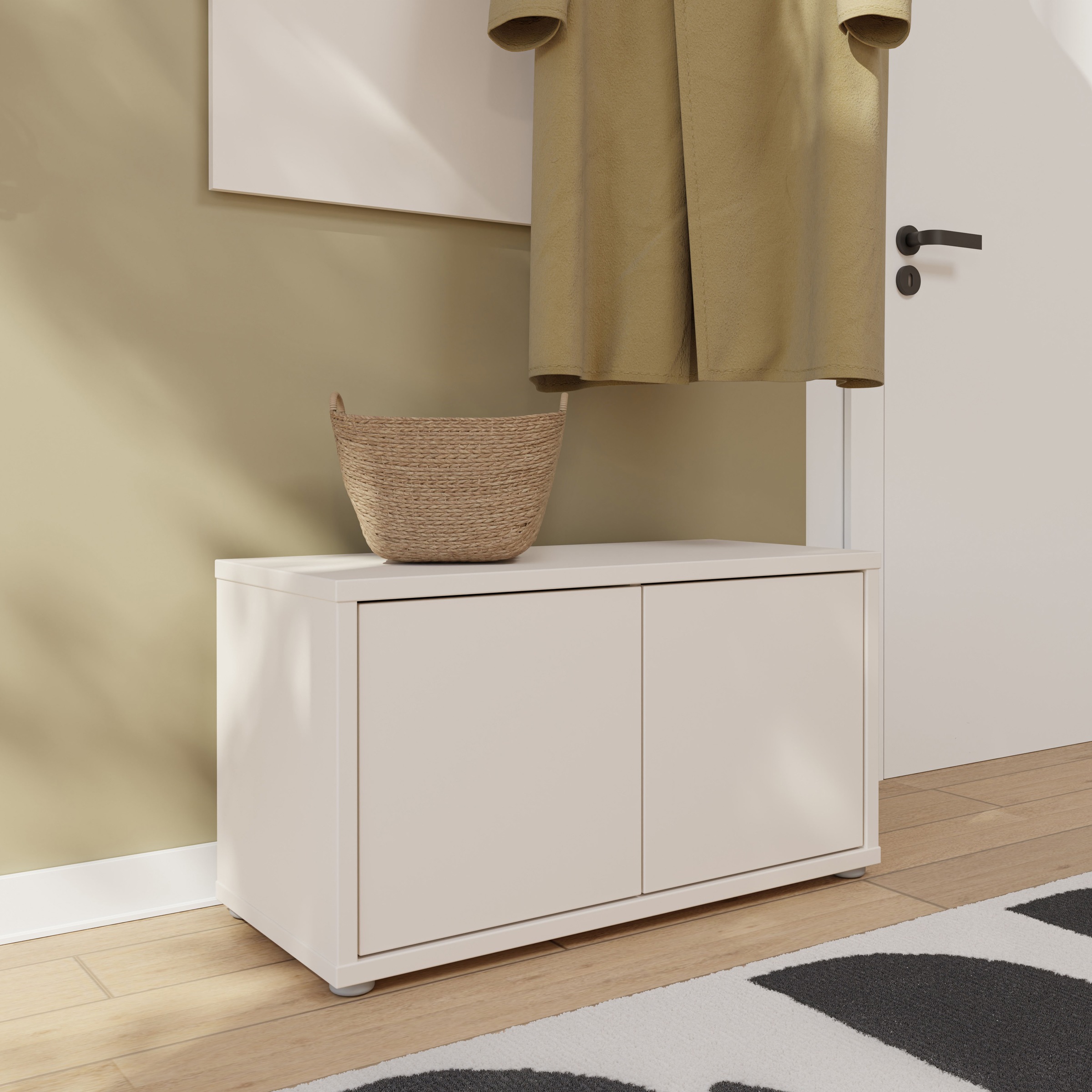 FORTE Schuhbank B/H/T 74,5/41,5/34,9 cm, Push to open günstig online kaufen