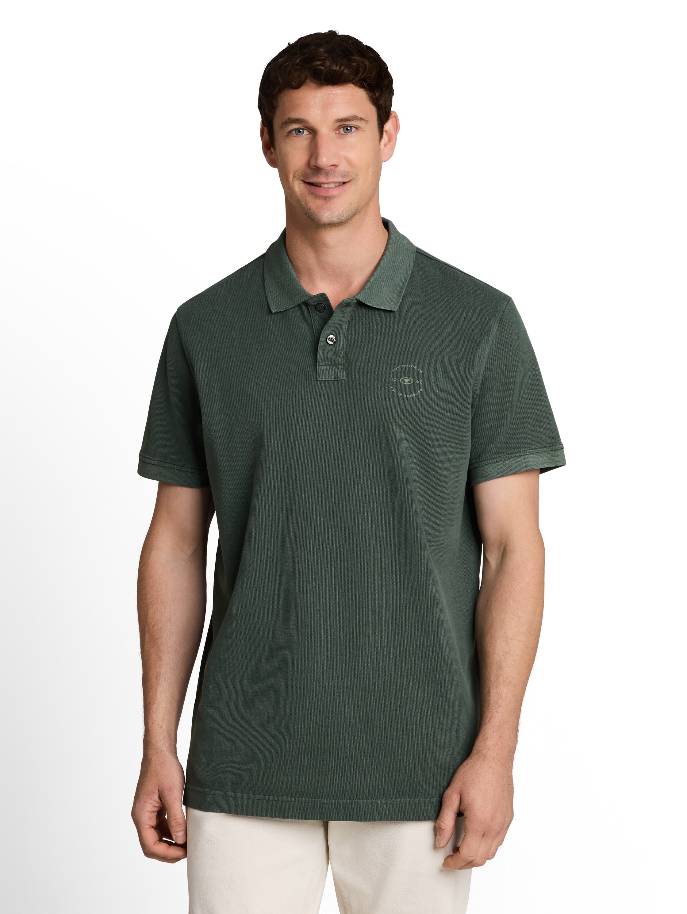 TOM TAILOR Sommershirt mit kleinem Logo-Print
