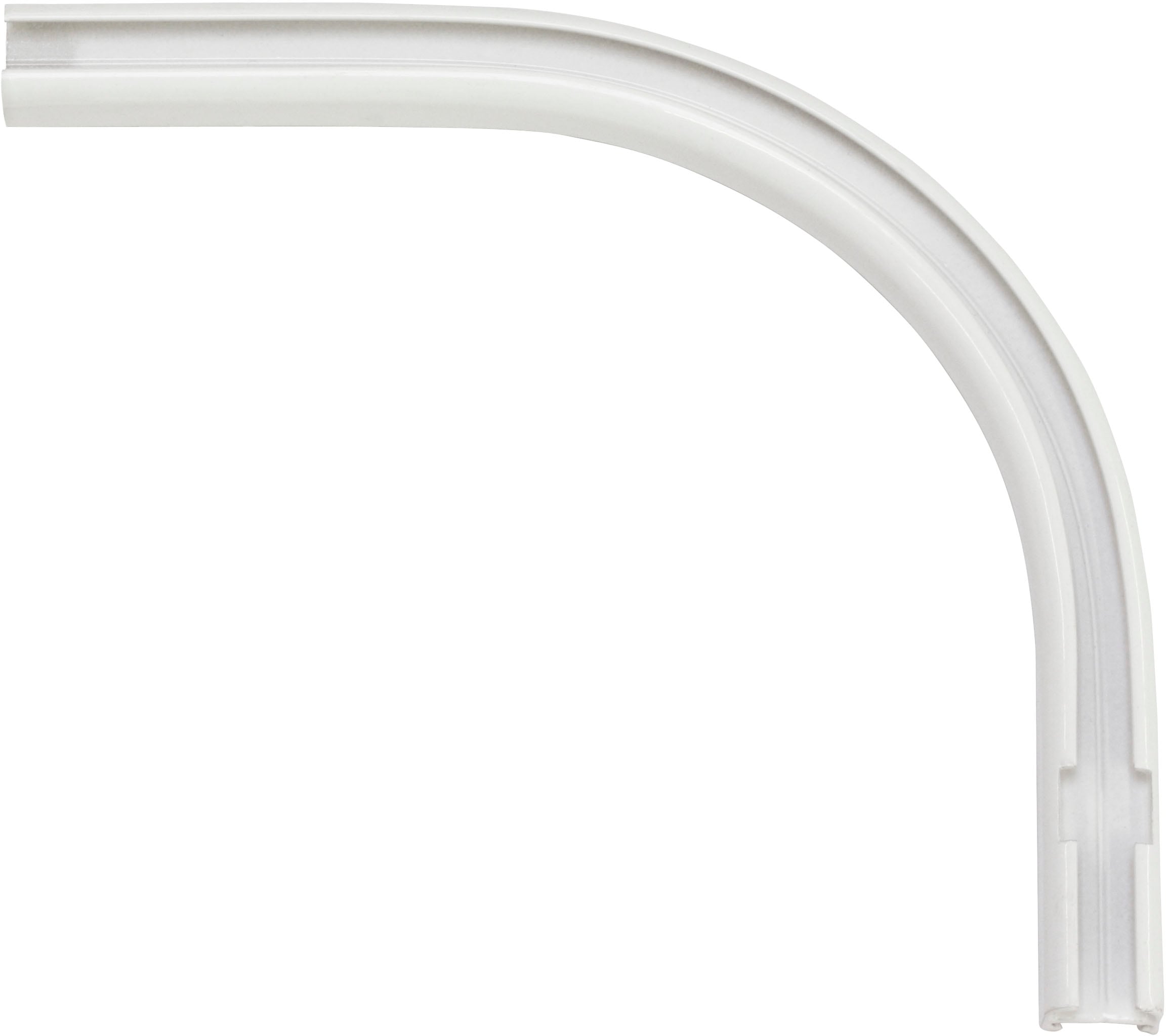 GARDINIA Gardinenschiene "Rundbogen" 1 läufig-läufig Fixmaß für Aluminiumsc günstig online kaufen