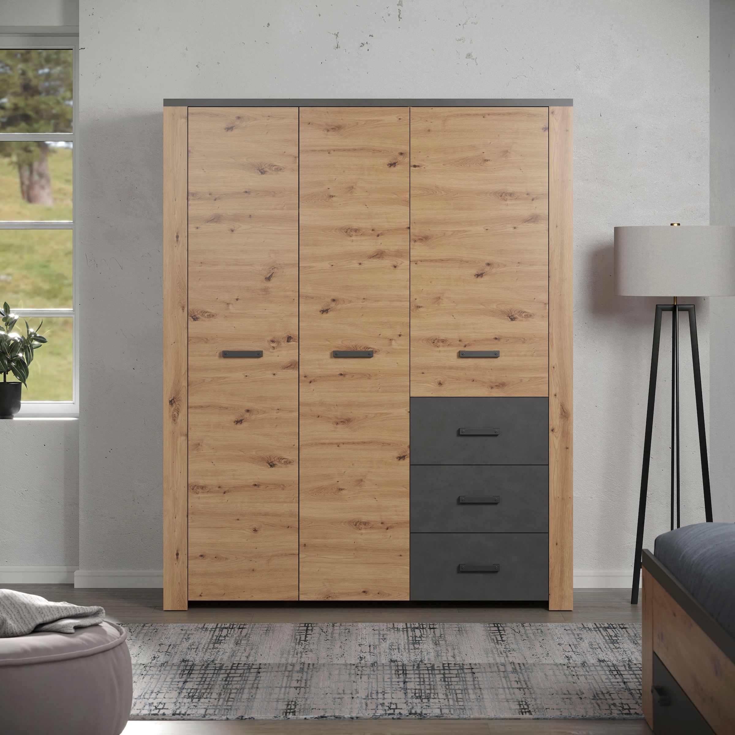 Home affaire Kleiderschrank »Ambres«, (1 St.)