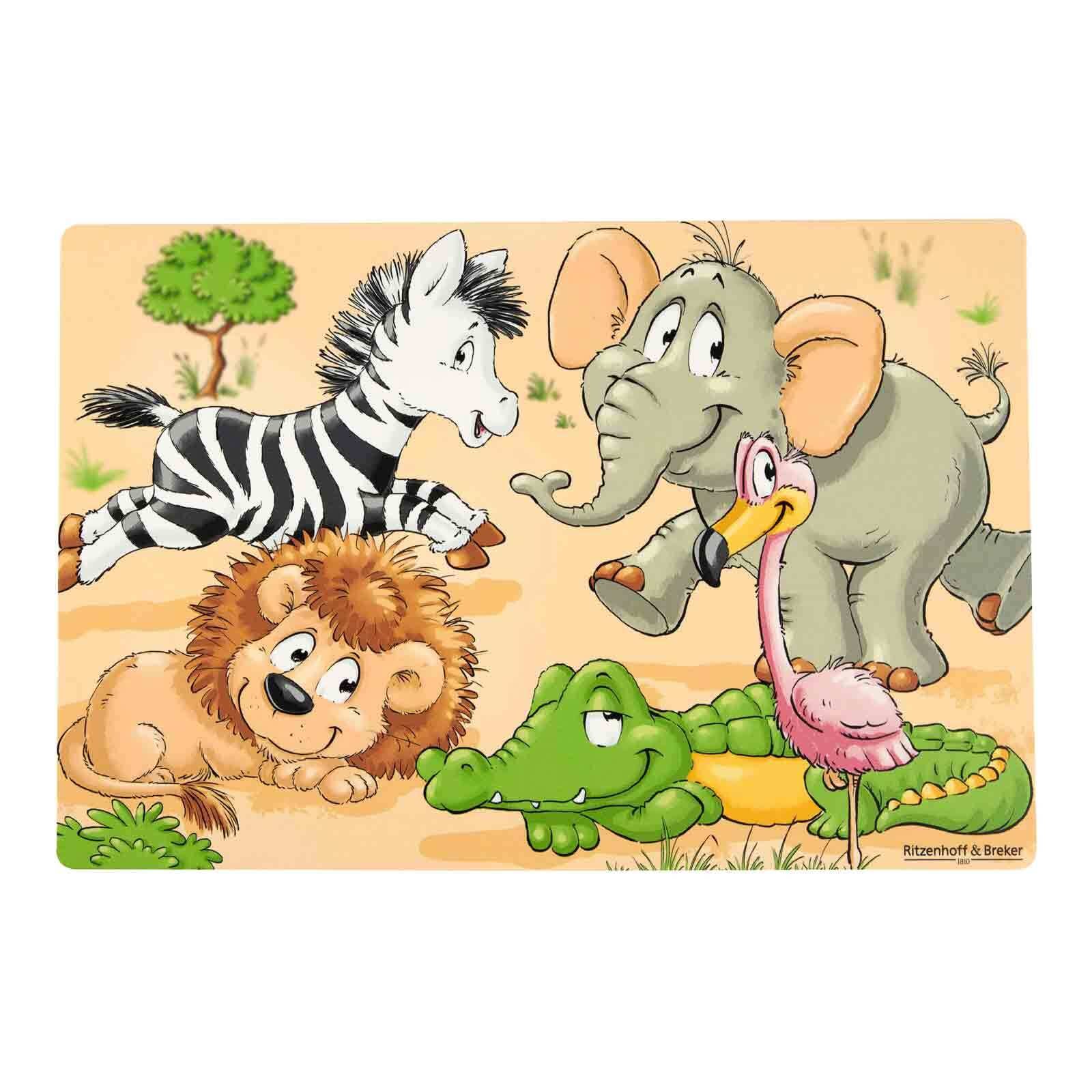 Ritzenhoff & Breker Platzset "Platzset Happy Zoo 45 x 30 cm" günstig online kaufen