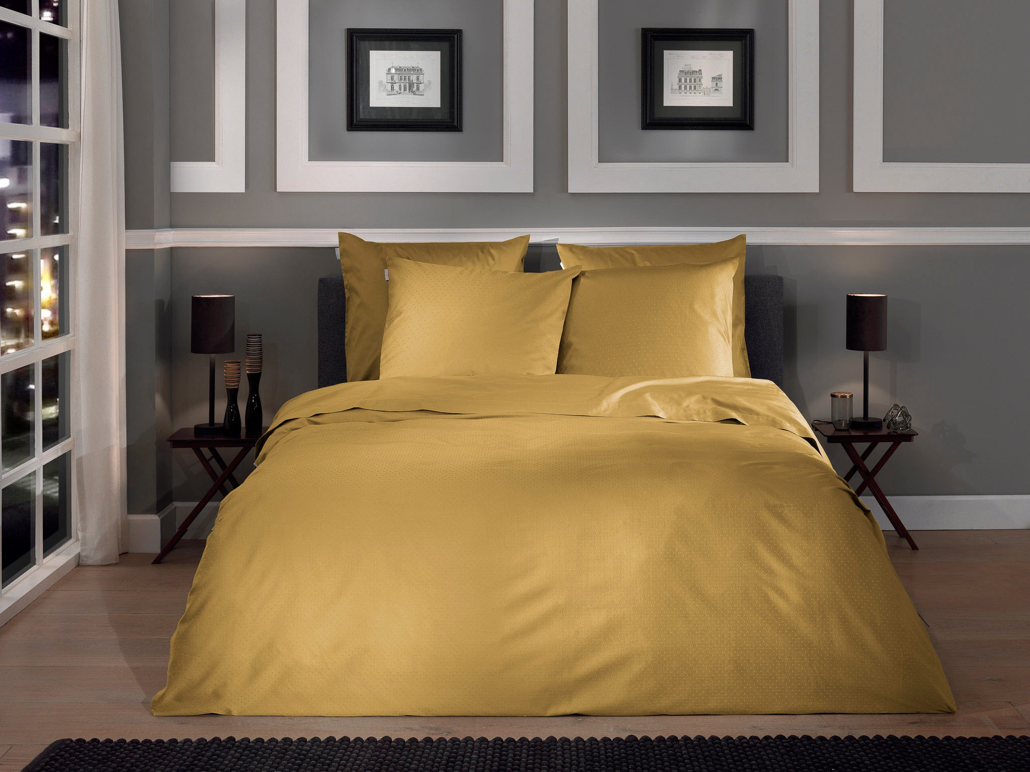 Heckett & Lane Bettwäsche "Punto" 2 Stk. tlg. gepunktet, 100% Baumwolle ab günstig online kaufen