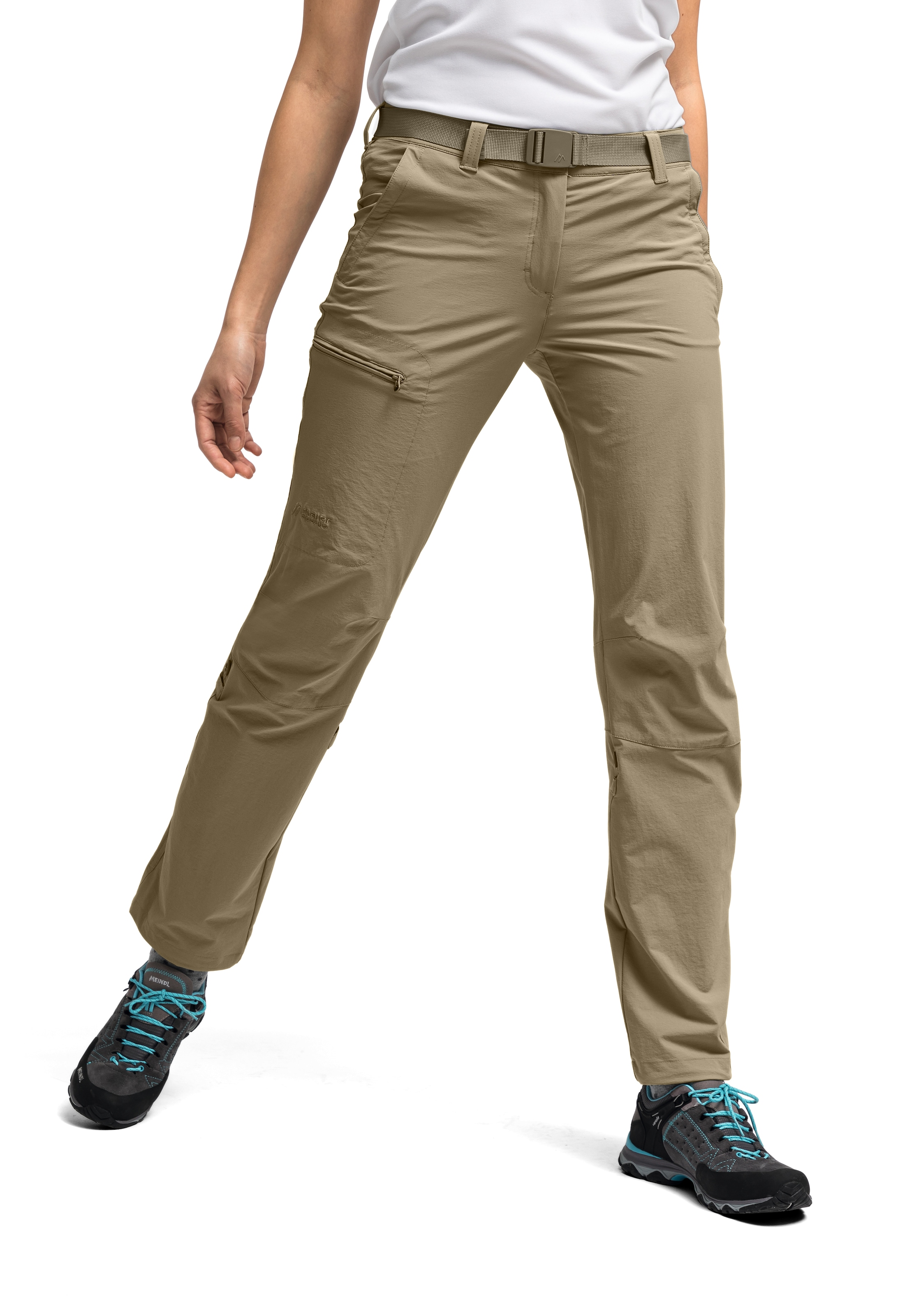 Maier Sports Funktionshose »Lulaka«, Damen Wanderhose, atmungsaktive Outdoor-Hose mit Roll up Funktion