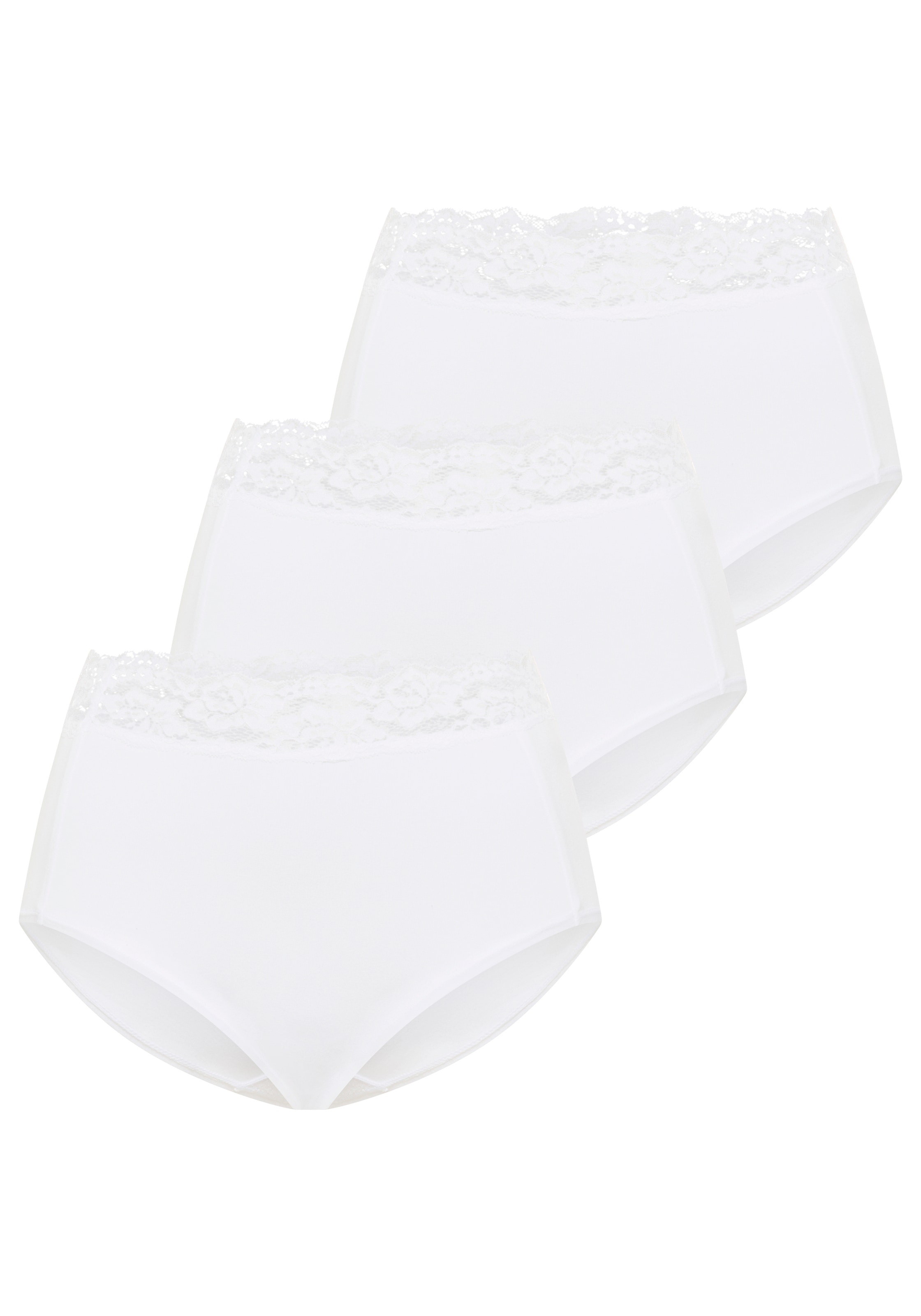 YSABEL MORA Damen Shapingslip, Gr. XL, weiß, Single Jersey, Obermaterial: 90% Baumwolle, 10% Elasthan, Unterhosen, Baumwollmix, elastisch, leichter