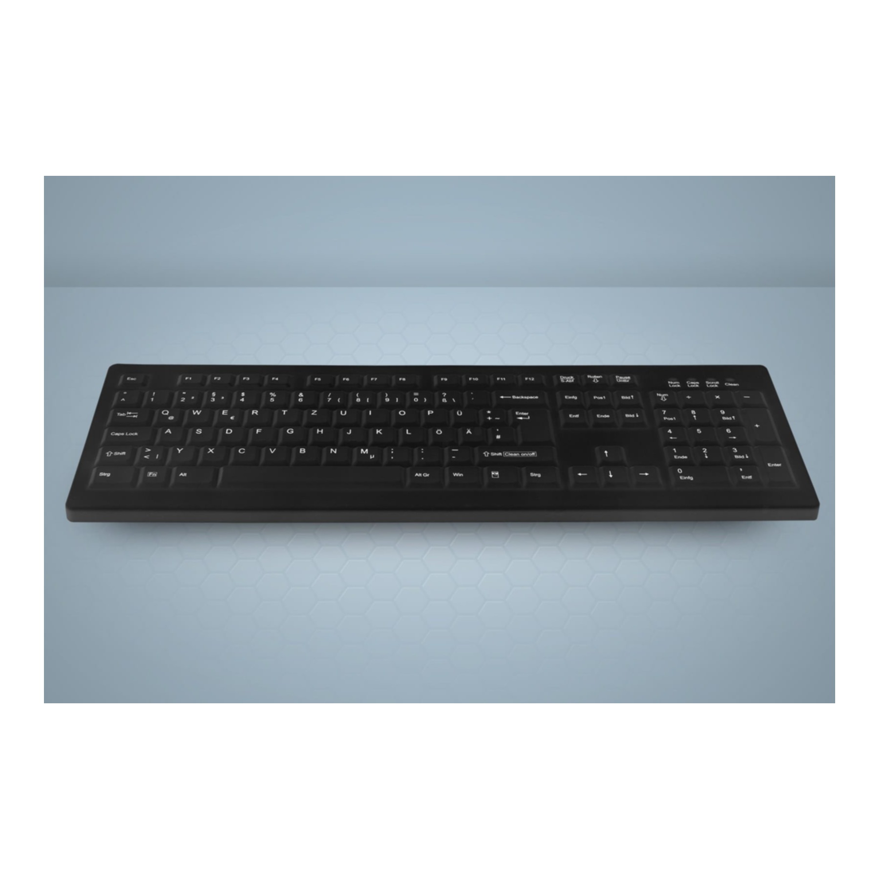 Cherry Tastatur »AK-C8100«, (Fn-Tasten-USB-Anschluss-Windows-Sperrtaste-Ziffernblock)