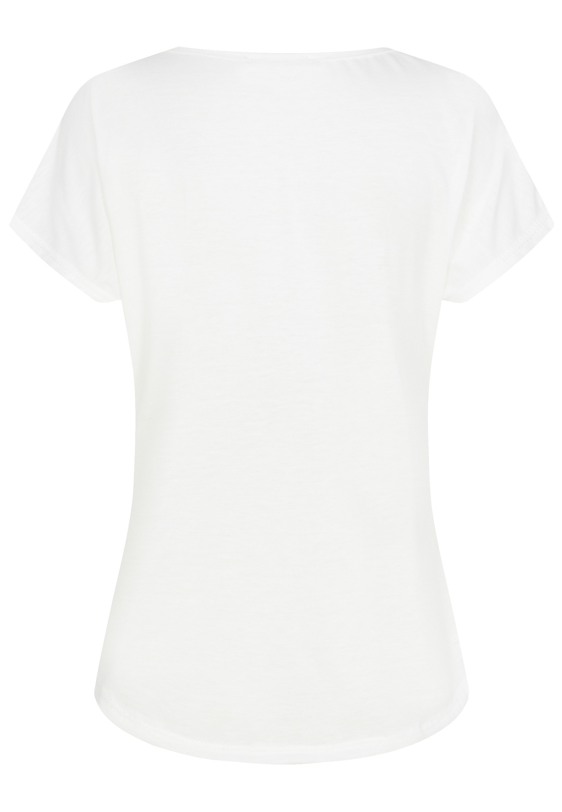 CLOUD 5IVE T-Shirt "CLOUD 5IVE Viskose T-Shirt mit Blumen Print" 1 Stk. günstig online kaufen