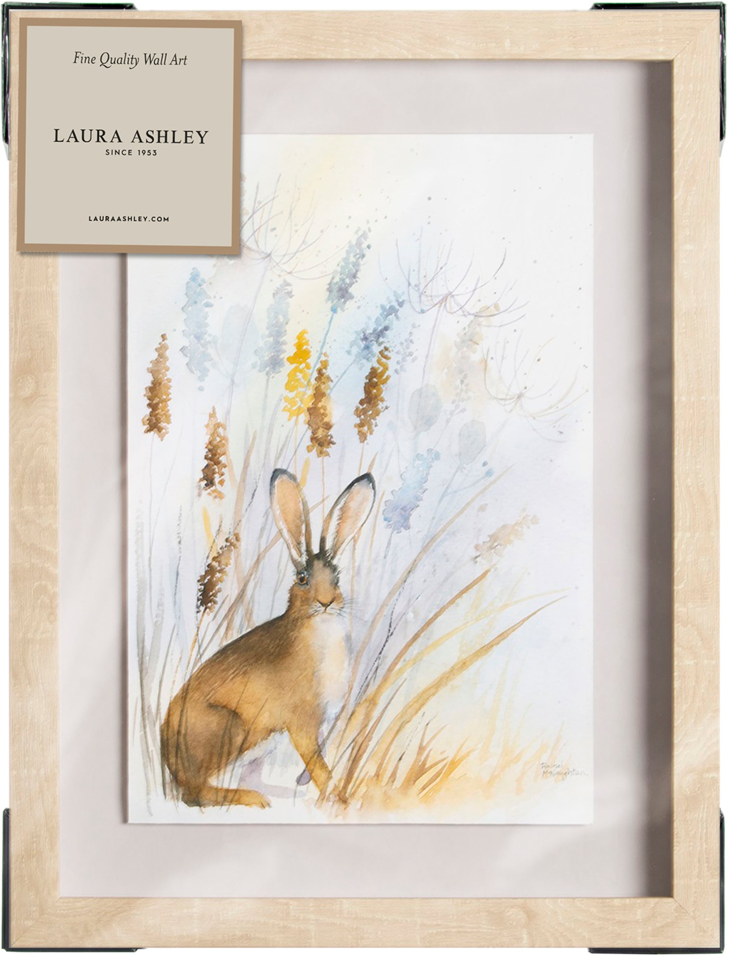 LAURA ASHLEY Bild mit Rahmen "Country Hare" 1 Stk. tlg. Bilder 40x30cm günstig online kaufen