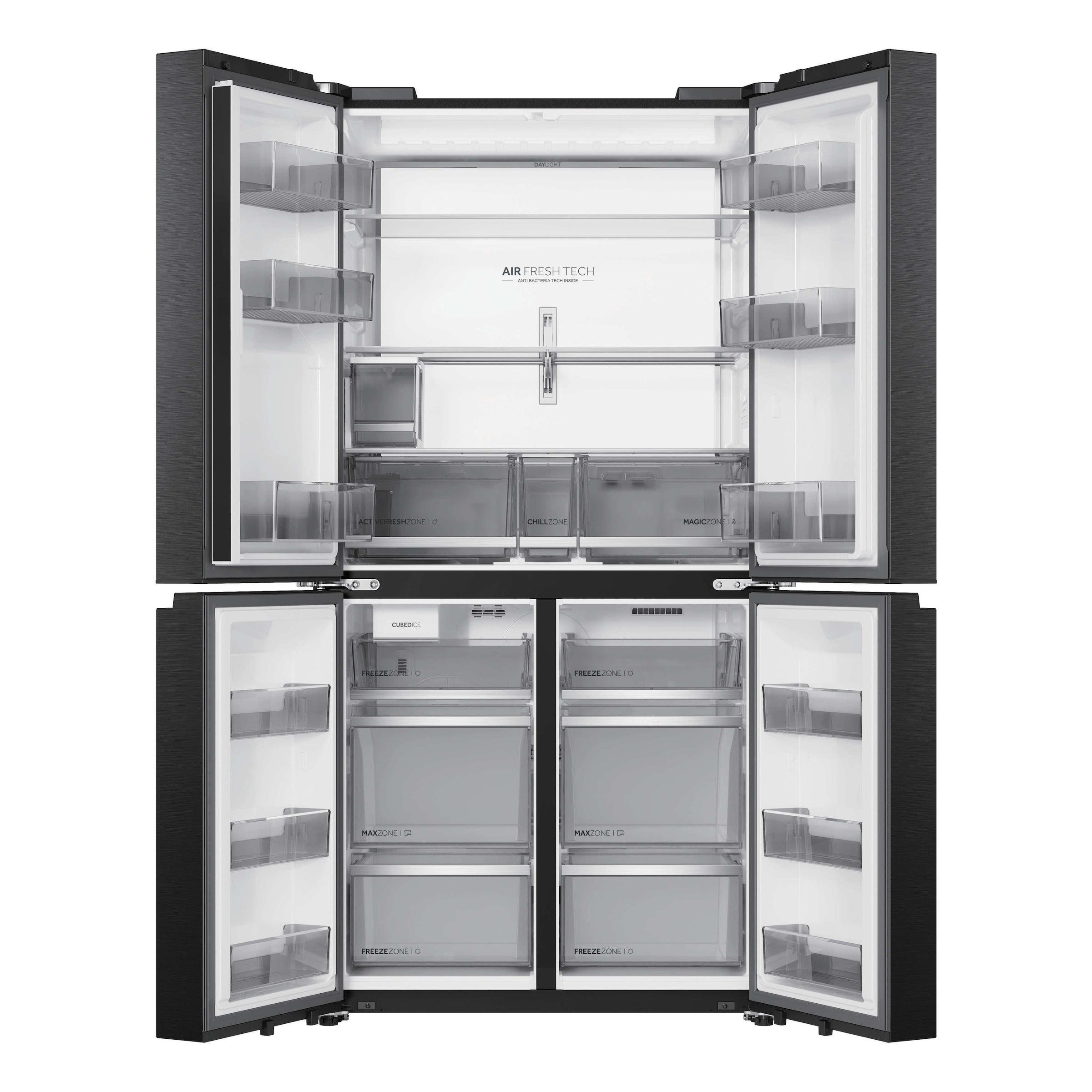 Haier Multi Door Horizon Collection »HCR79F18CHMB« 182,5 cm hoch 90,5 cm breit Wasserdispenser & Eiswürfelbereiter