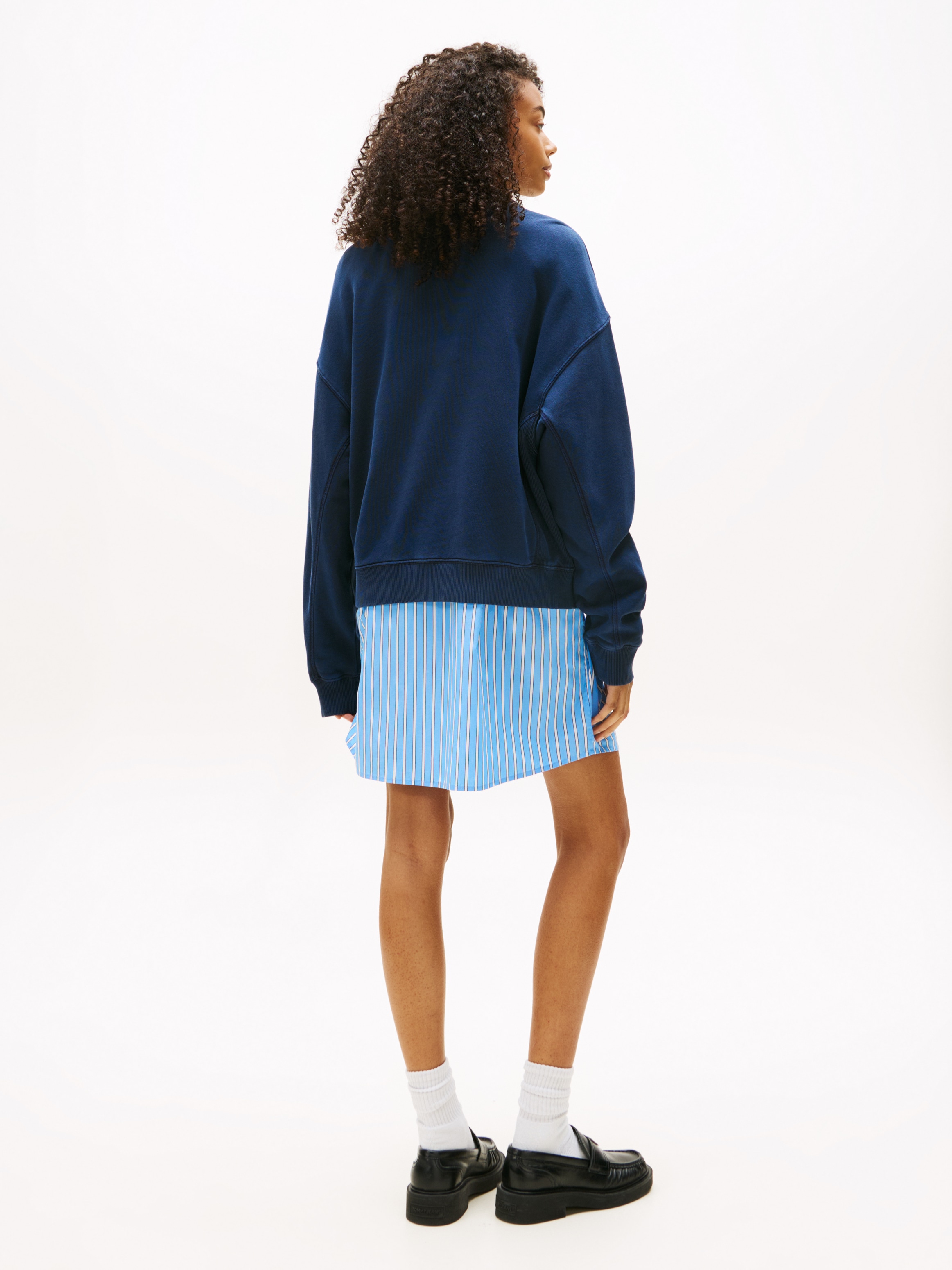 Tommy Jeans Sweatshirt »TJW BXY VARSITY OVERDYE CREW EXT«