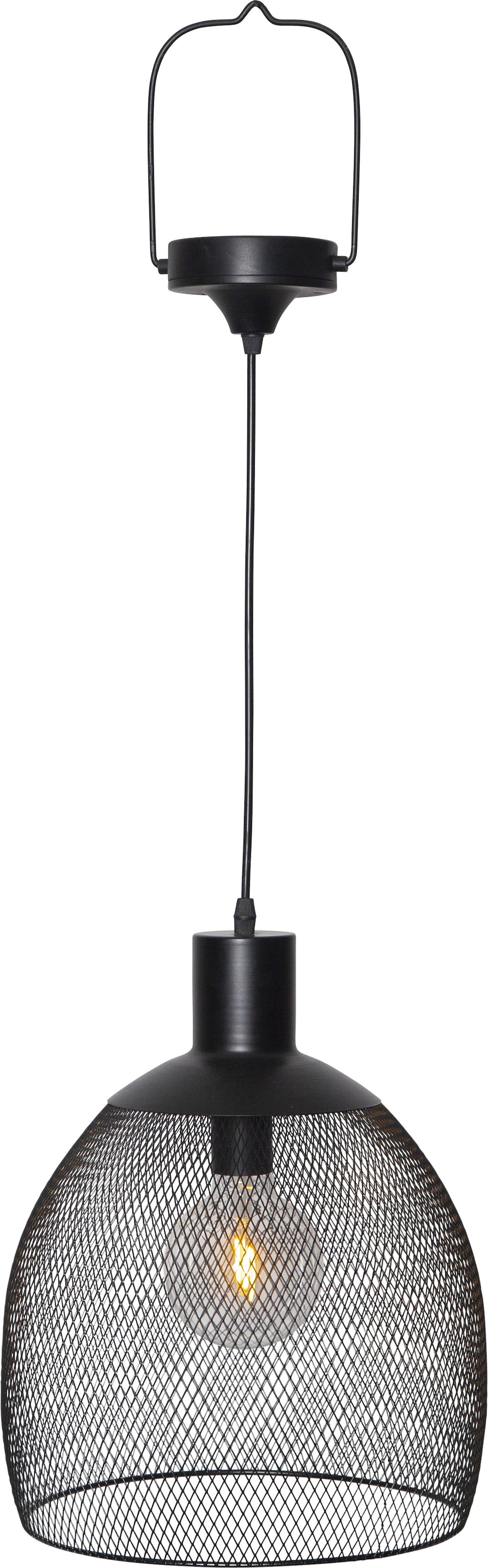 LED Solarleuchte, B:29cm H:35cm L:29cm T:29cm Ø:29cm, schwarz, PARFORCE TRADITIONAL HUNTING, Garten, Leuchten, "Solar Lampe Sunlight", Größere