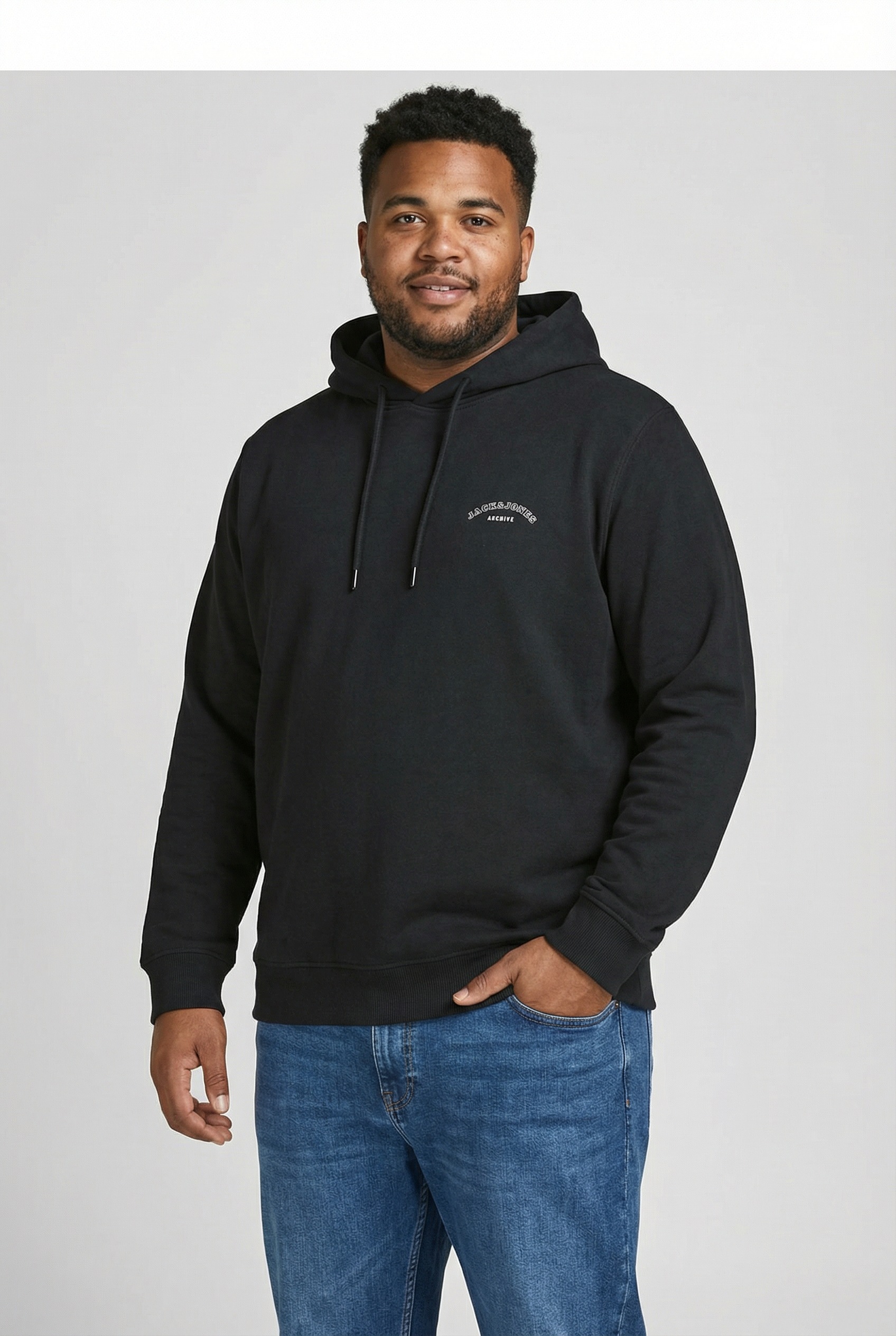 Jack & Jones PlusSize Kapuzensweatshirt "JJCOLLEGE LOGO SWEAT HOOD PLS" günstig online kaufen