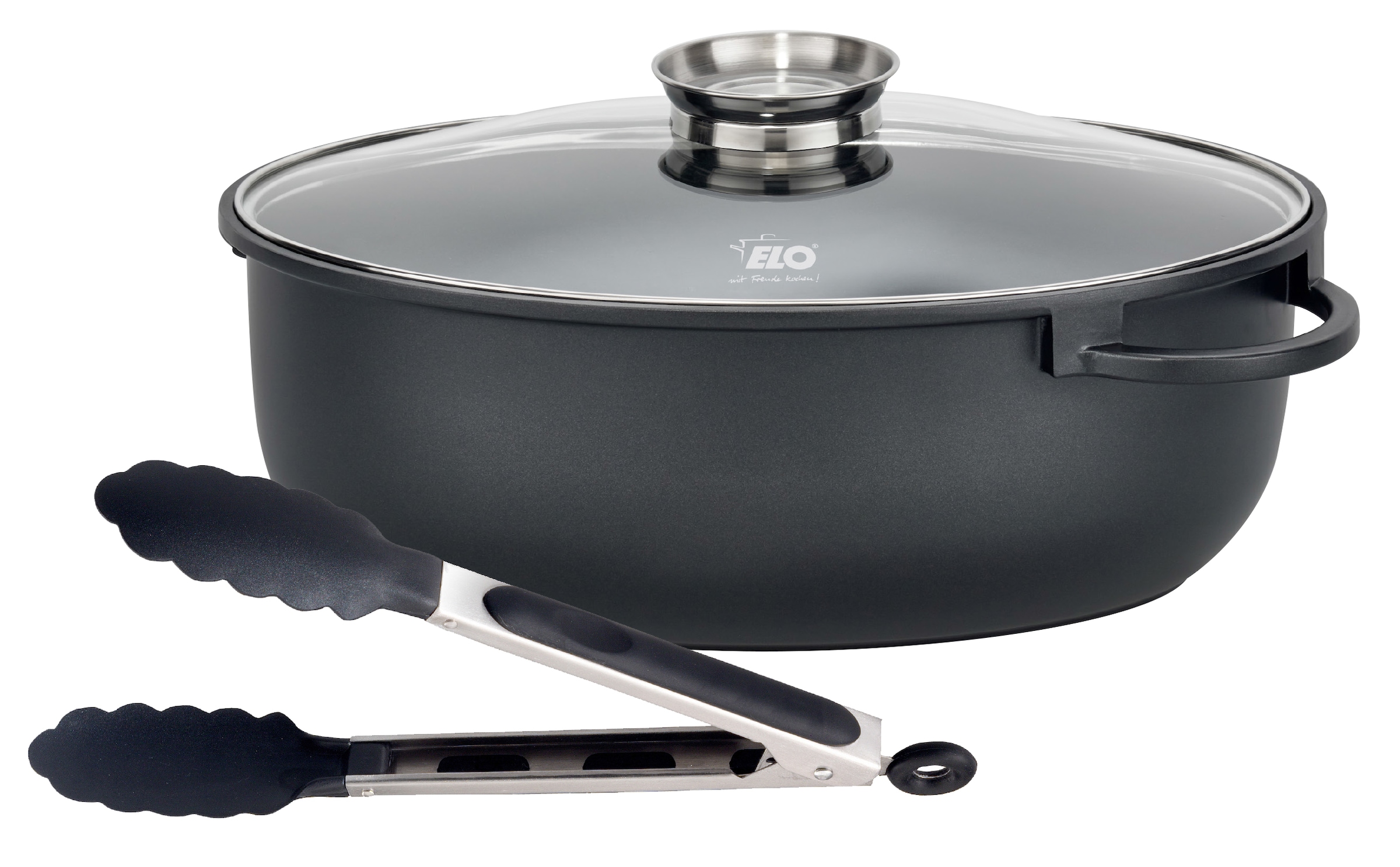 Elo Bräter "Alucast Alugussbräter oval 38 cm inkl. Servierzange" 1 Bräter m günstig online kaufen