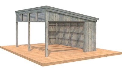Palmako Holzpavillon »Nova«, mit Oberlicht, BxT: 517x397 cm, grau kaufen
