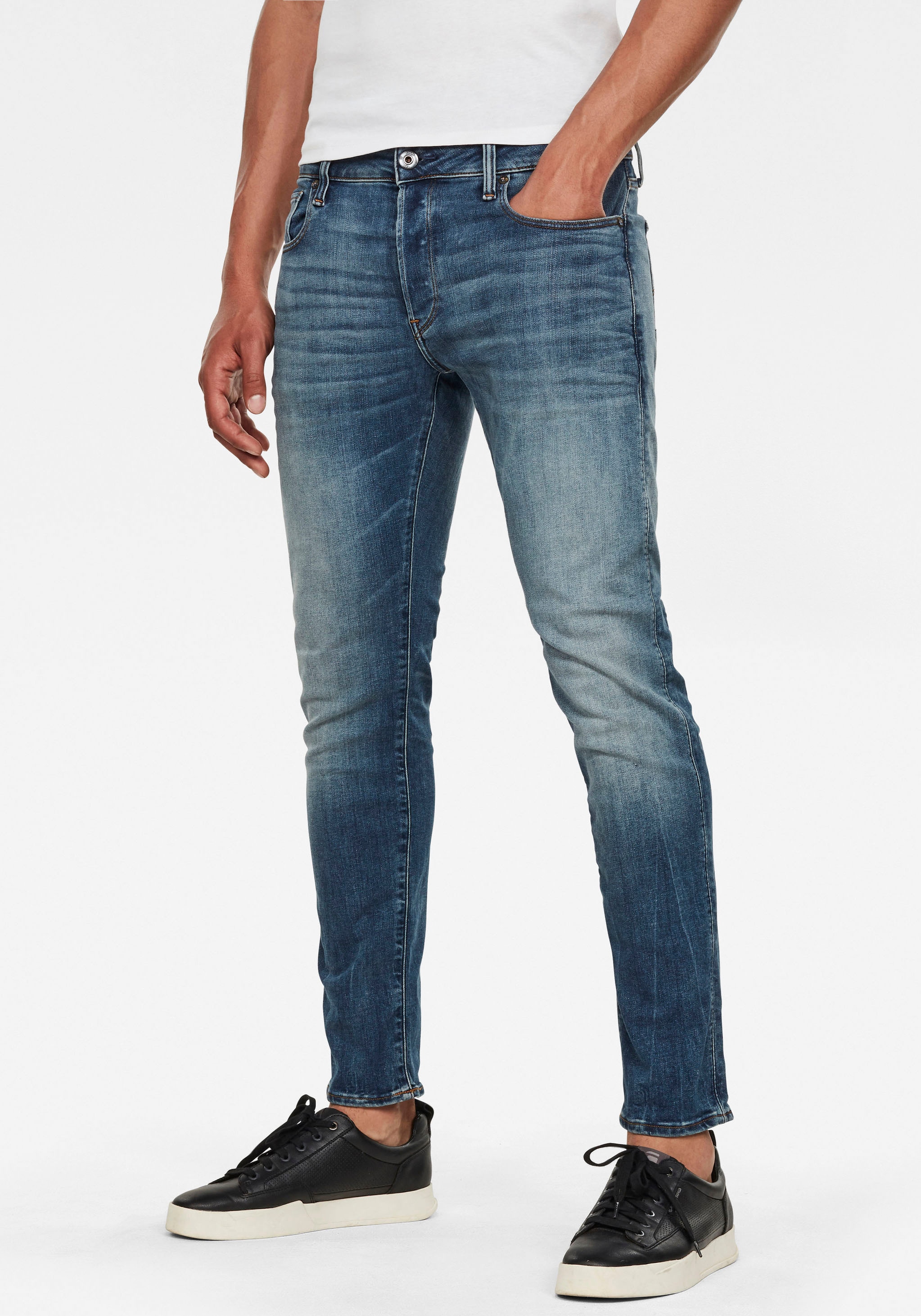 G-STAR Slim-fit-Jeans "3301 Slim", mit toller Waschung und Elasthan