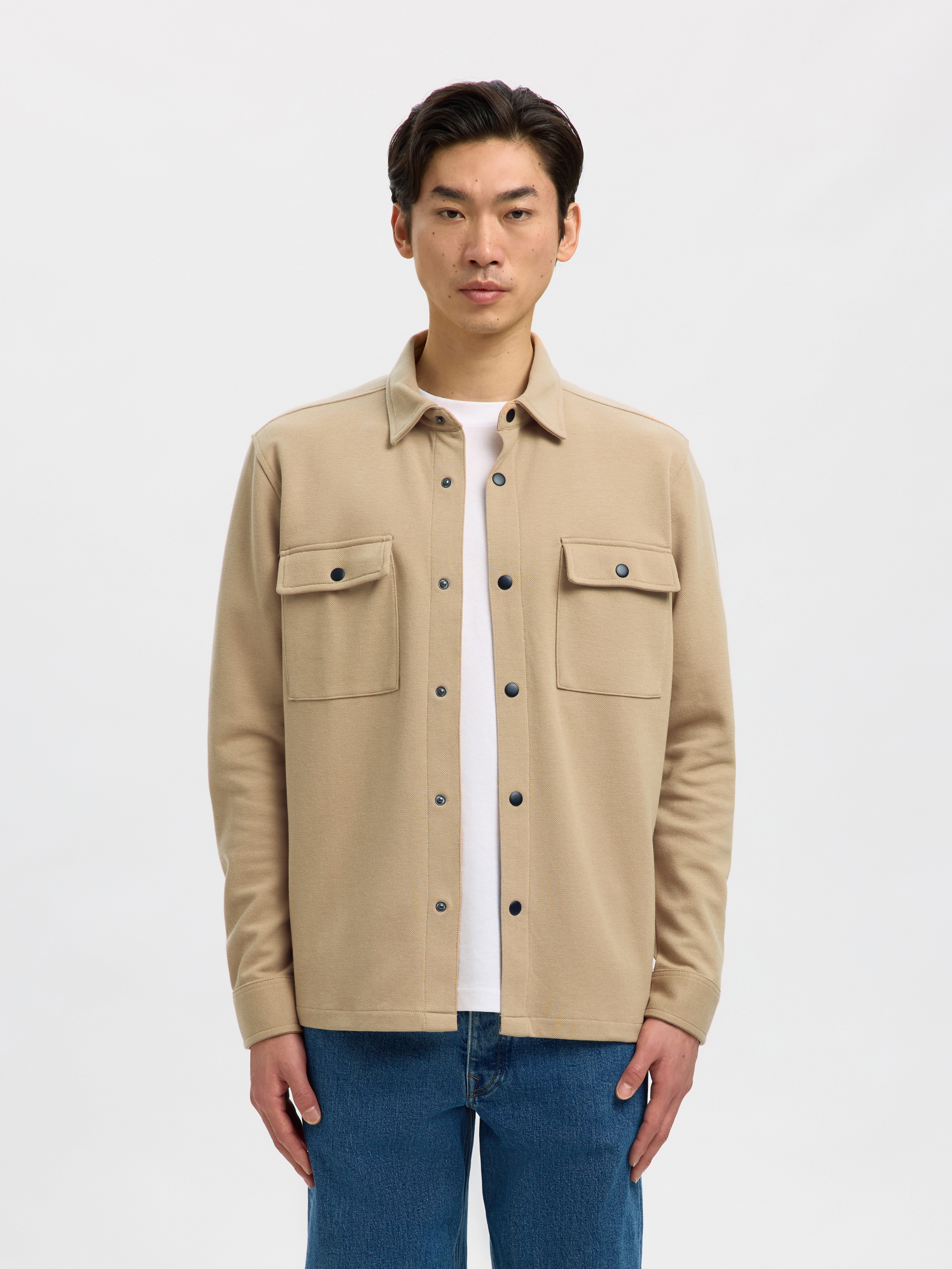 SELECTED Sweatjacke "SLHJACKIE SWEAT JACKET NOOS" Baumwollmischung, regular fit