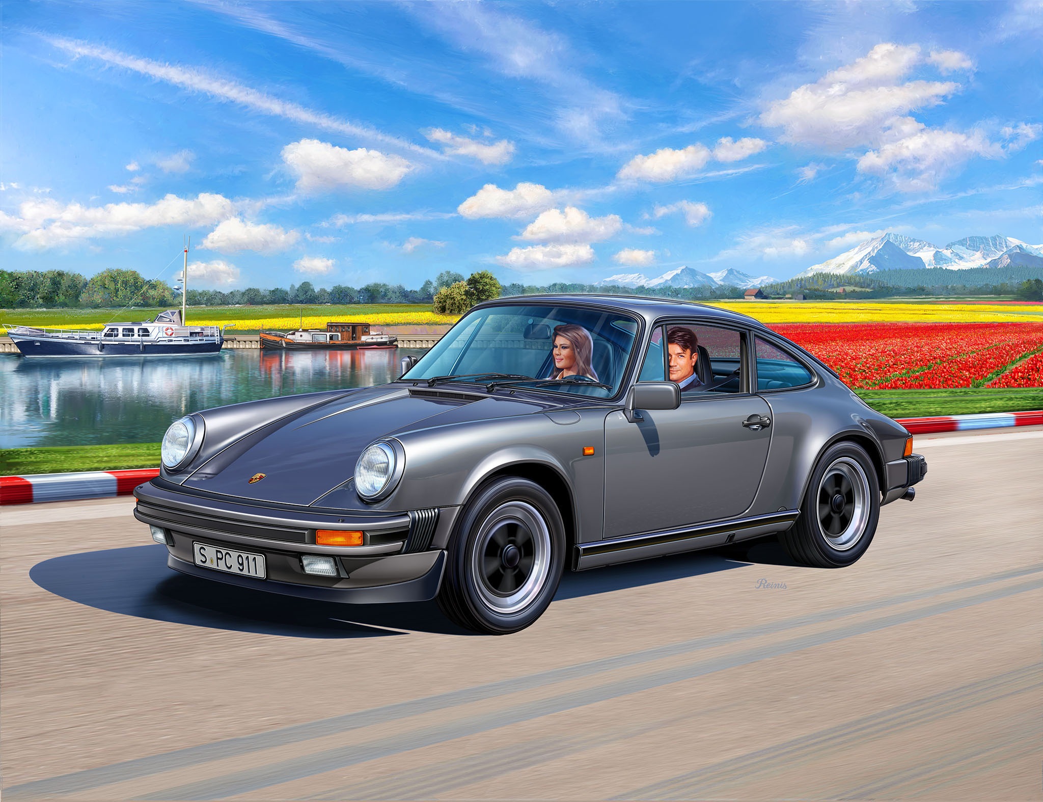 Revell® Modellbausatz »Porsche 911 Carrera Coupé«, 1:24, Made in Europe