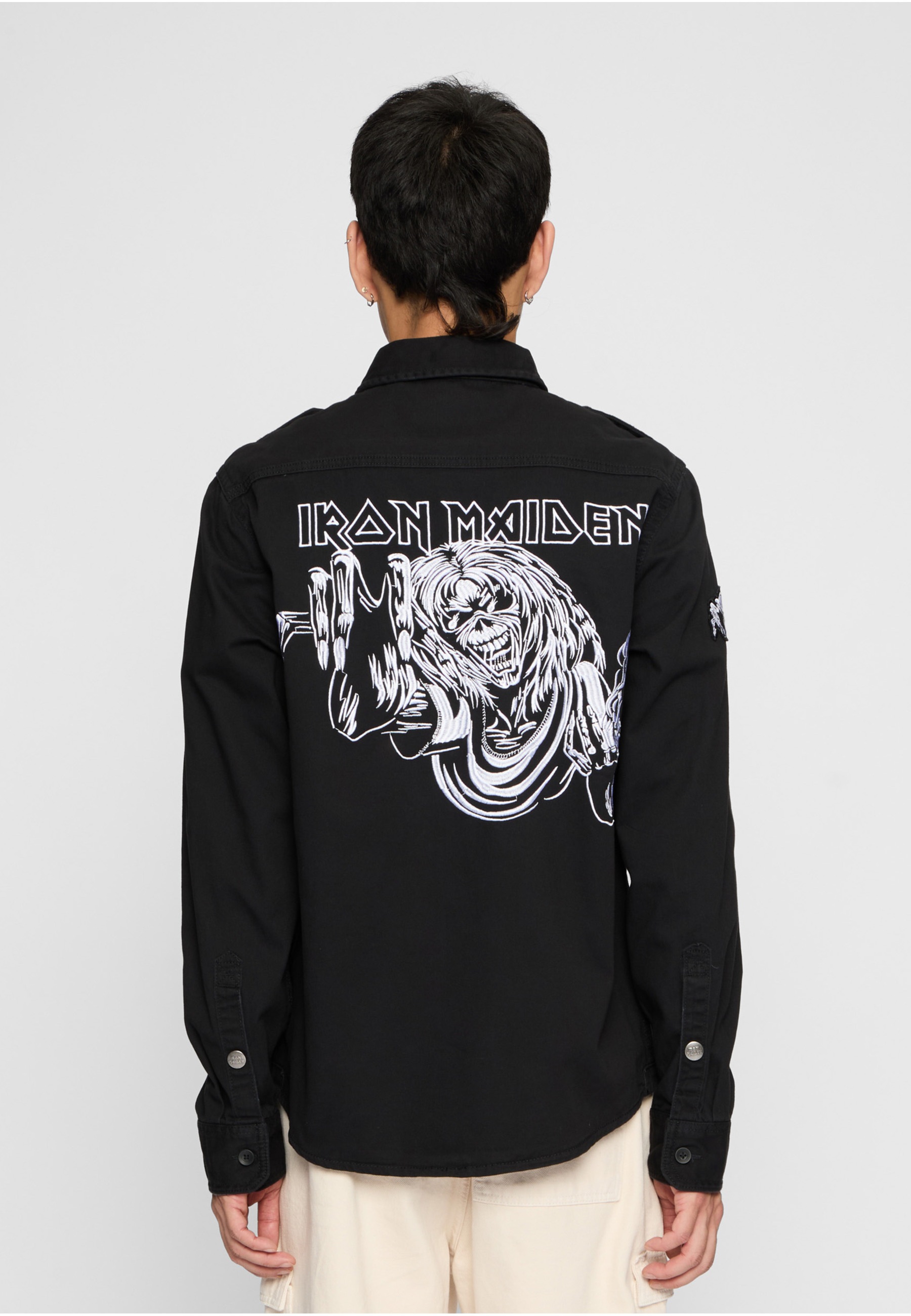 Brandit Kurzarmshirt »Brandit Iron Maiden Vintage Shirt long sleeve Eddy« 1 Stk.