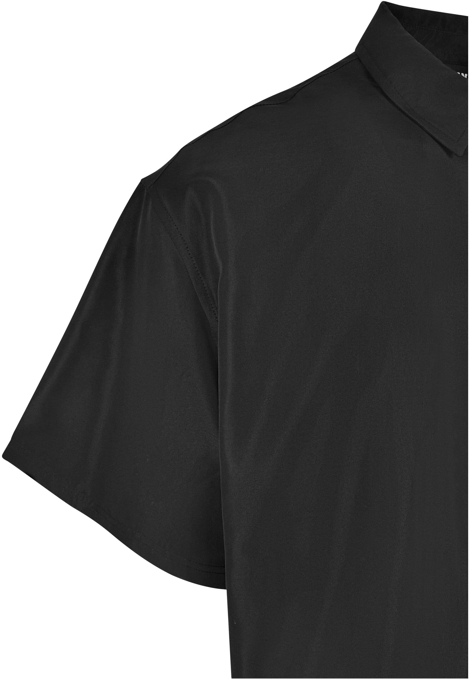 URBAN CLASSICS Langarmhemd »Urban Classics Herren Recycled Nylon Shirt«, (1 tlg.)