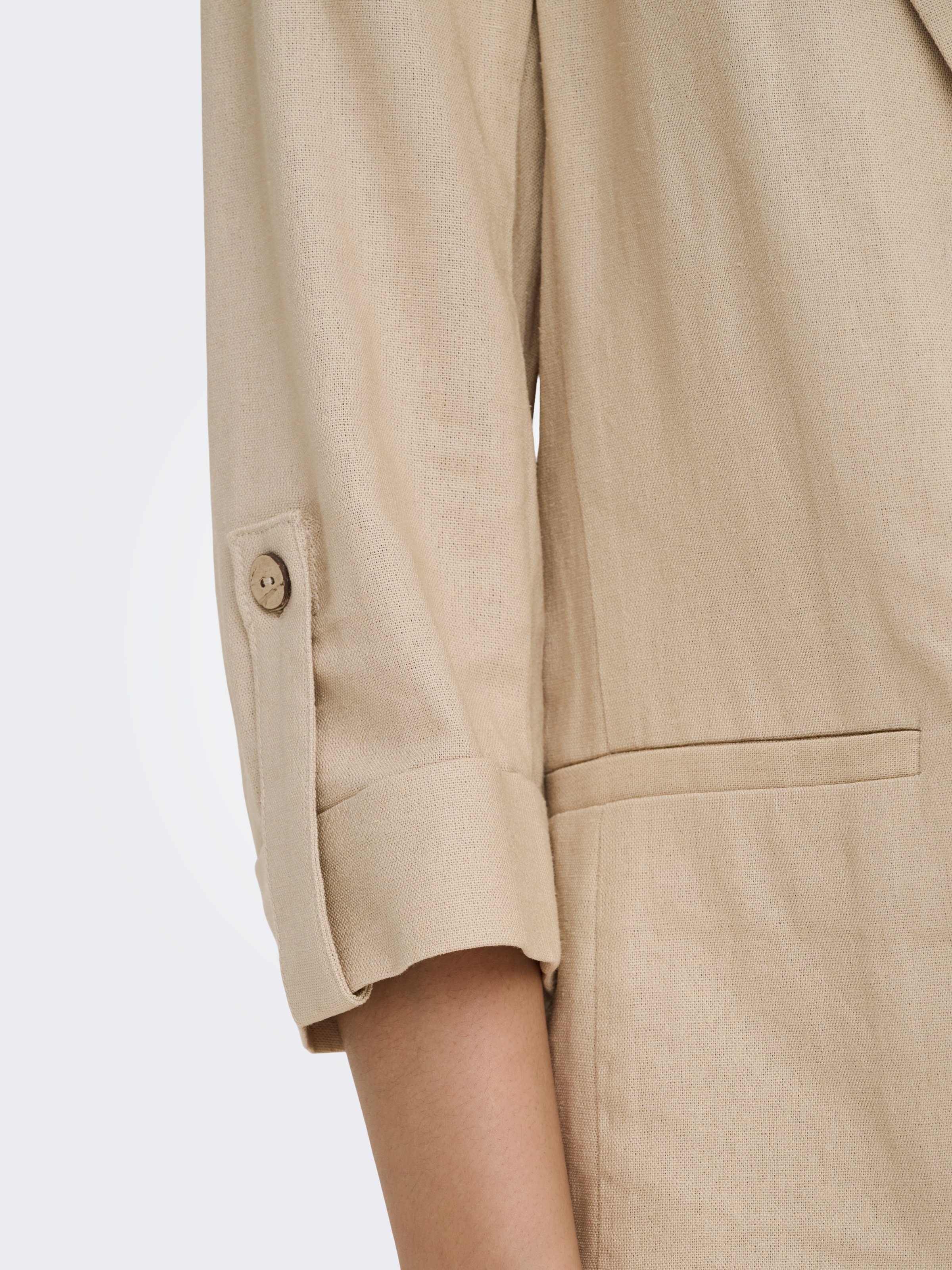 Thumbnail - ONLY Kurzblazer "ONLGOA 3/4 UNLINE LINEN BL BLAZER CC TLR" mit Leinen