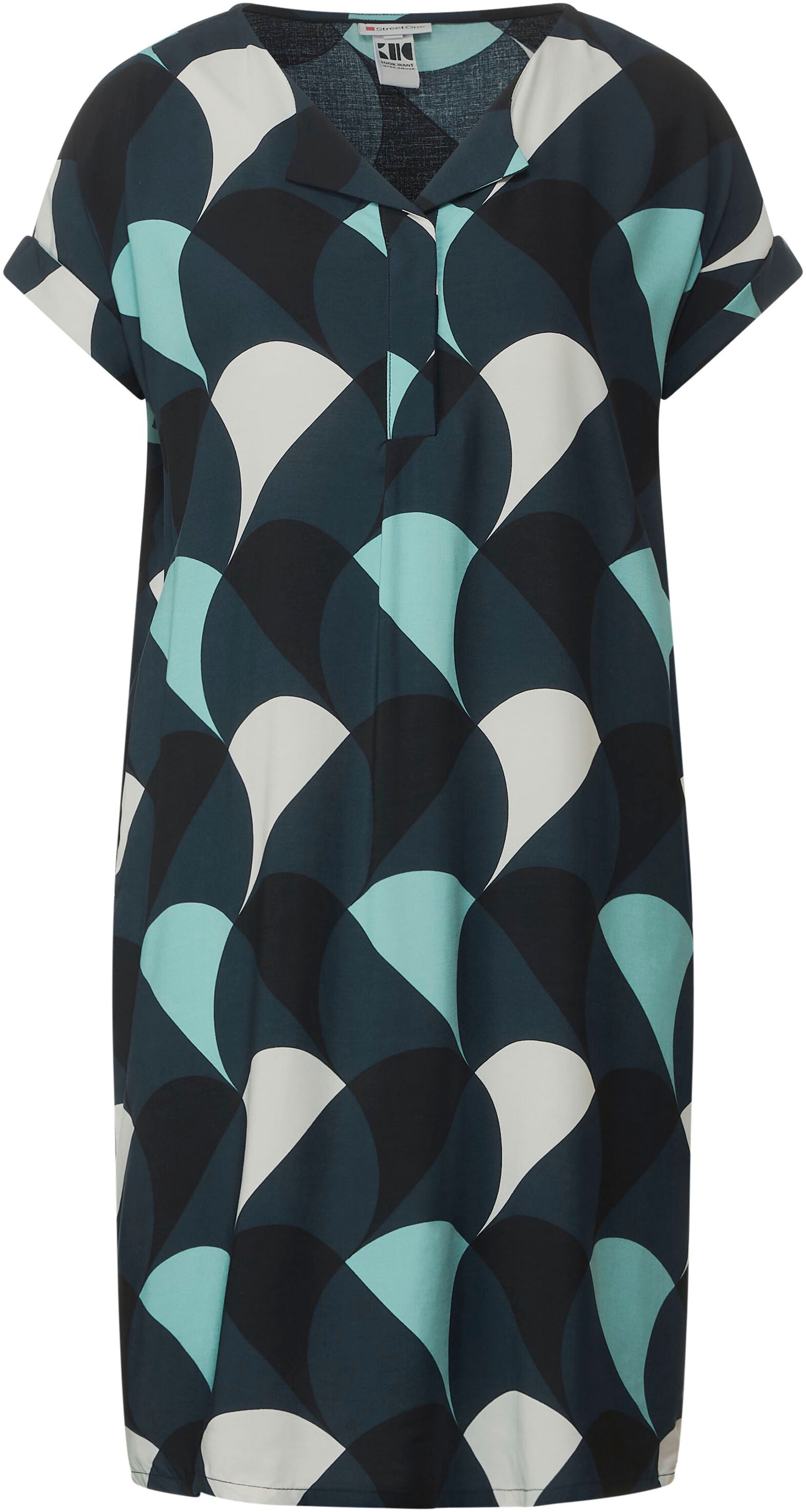 STREET ONE A-Linien-Kleid, mit seitlichen Taschen für kaufen | BAUR