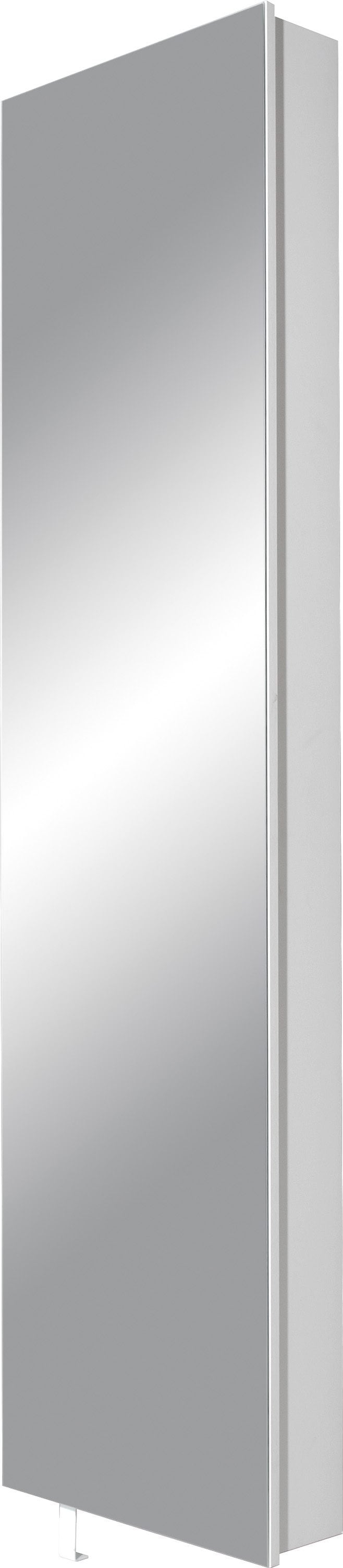 GERMANIA Schuhschrank "1189" 1 Stk. tlg. Drehschrank mit Spiegel, für schmale Flure, hinten offen, Tiefe: 18 cm