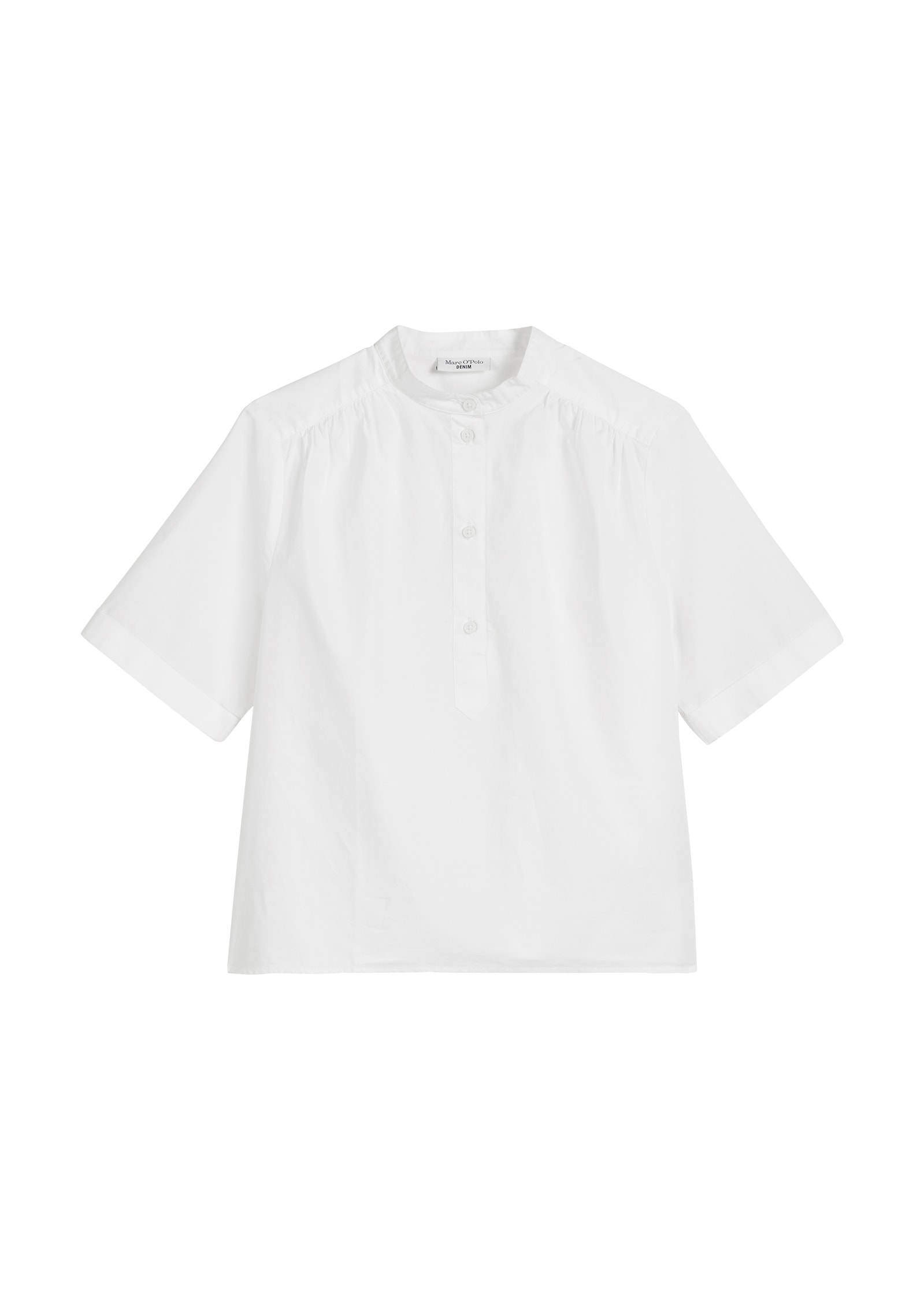 Marc O'Polo DENIM Kurzarmbluse »aus Papertouch Popeline«
