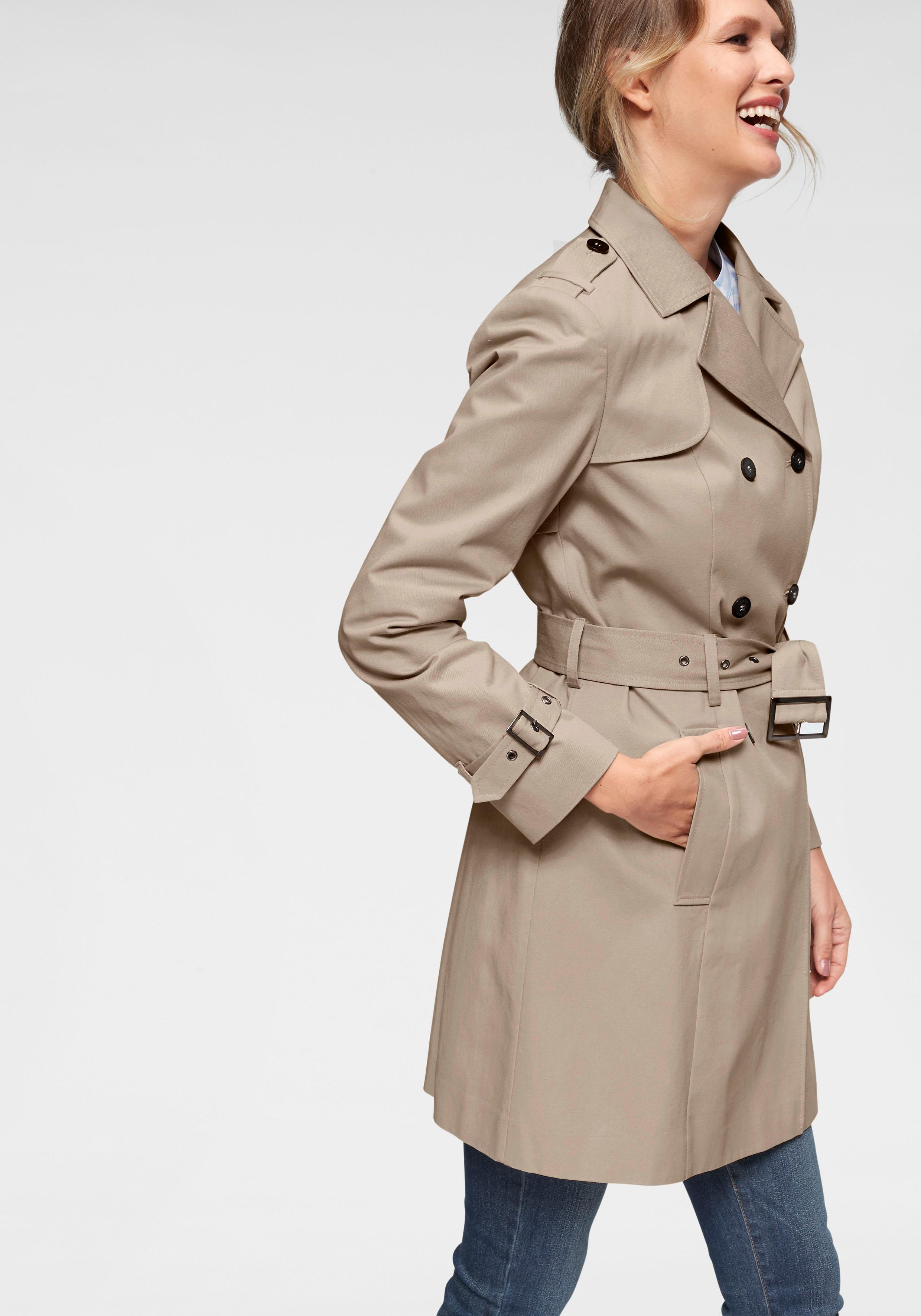 aniston casual -  Trenchcoat, mit Gürtel zum Regulieren