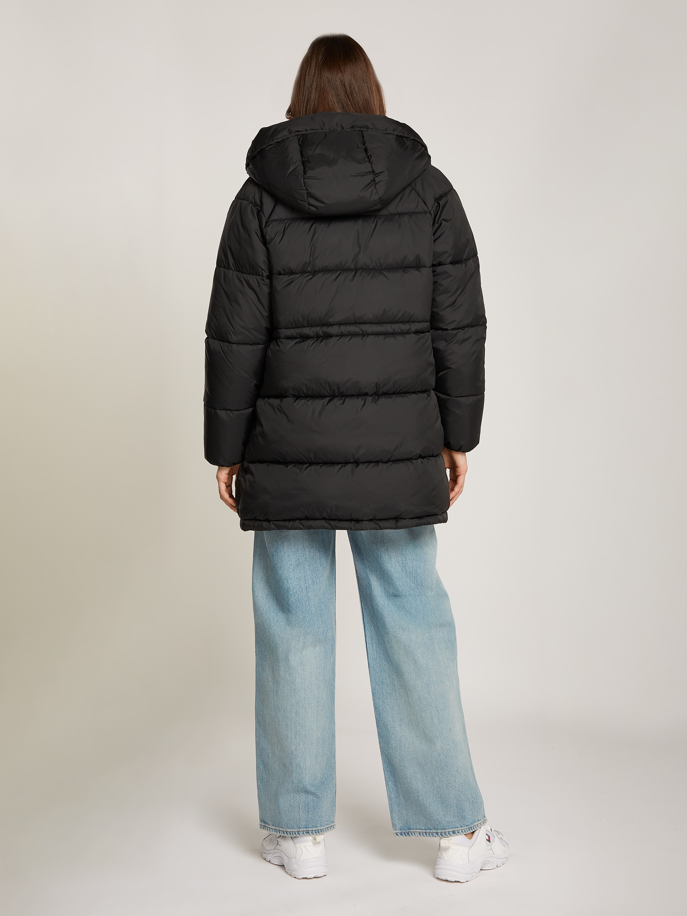 Tommy Jeans Steppjacke »TJW MIDI ASPEN PUFFER«, mit Logostickerei
