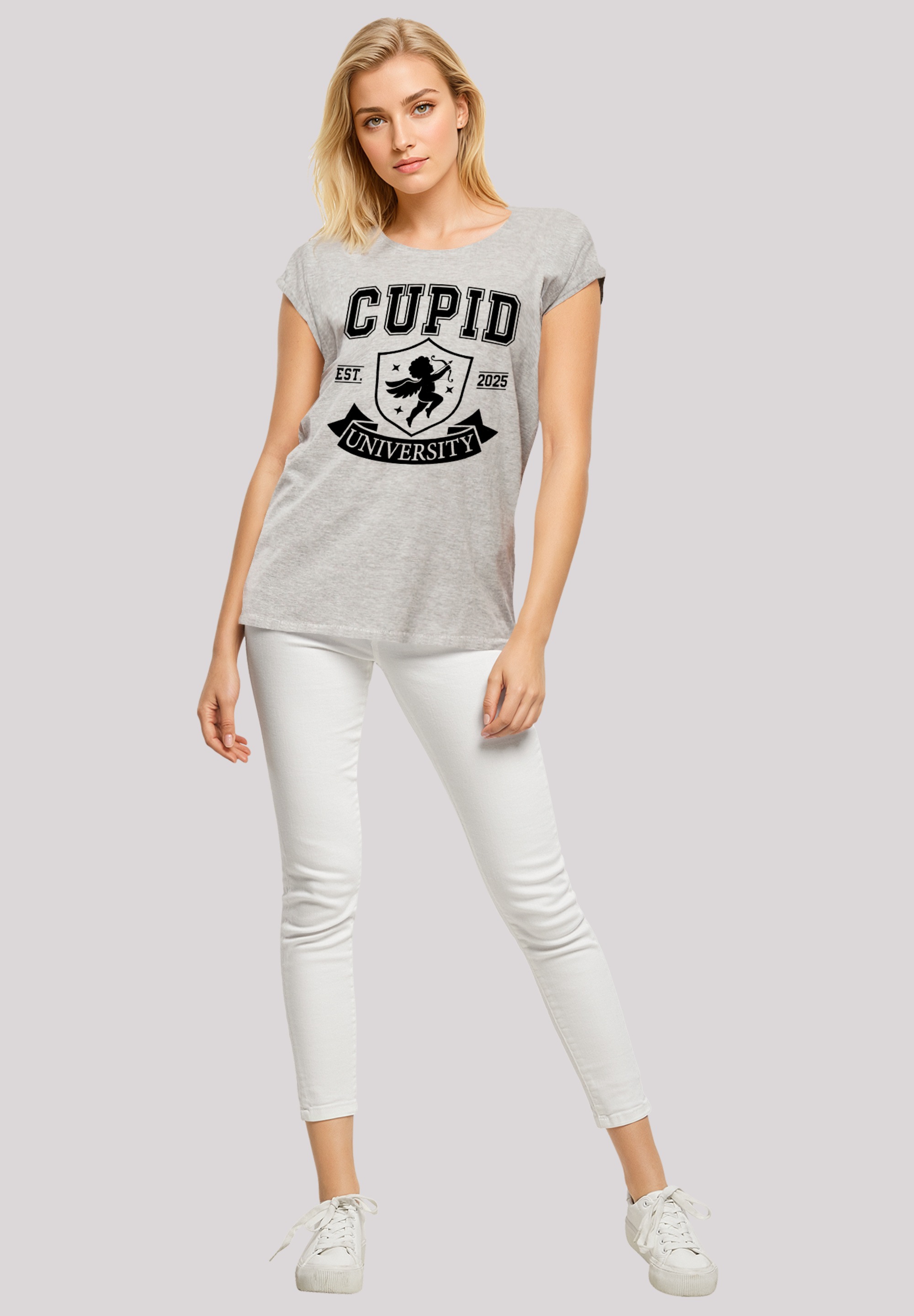 F4NT4STIC T-Shirt »Cupid University Valentinstag«, Premium Qualität