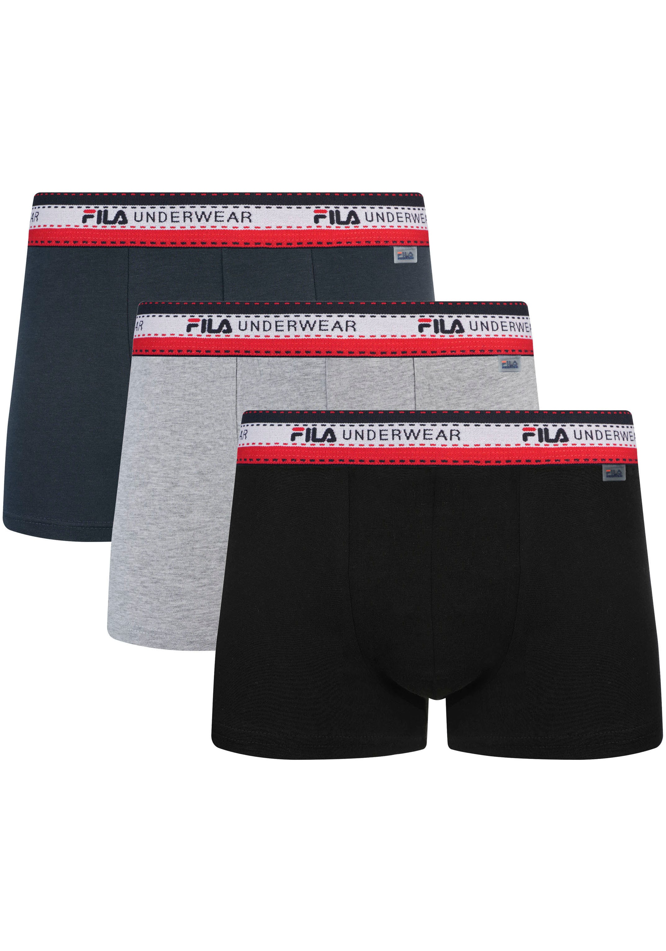 Fila Boxershorts "MAN BOXER SHORTS", (3er Pack), elastischer Logo-Webbund, günstig online kaufen