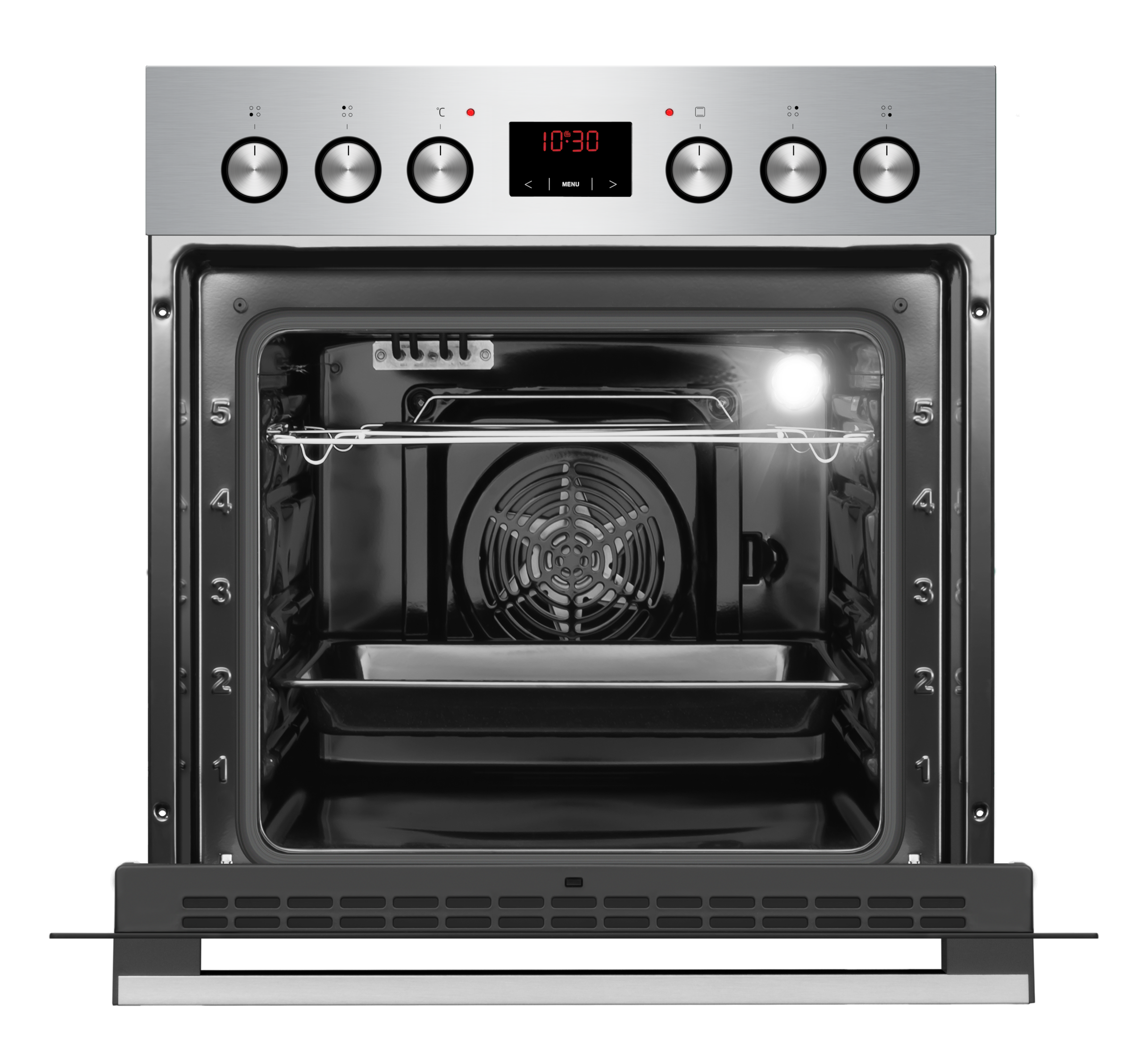 Amica Induktions Herd-Set »EHI 935 333 E« Steam Clean Backofen;Induktionskochfeld, 1 Stk. tlg. Alles im Griff: Timer, klare Sicht, schnell sauber