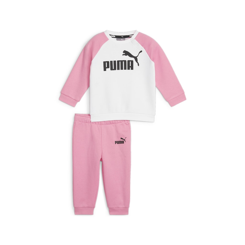 PUMA Jogginganzug »MINICATS ESS RAGLAN JOGGER FL«, (2 tlg.)