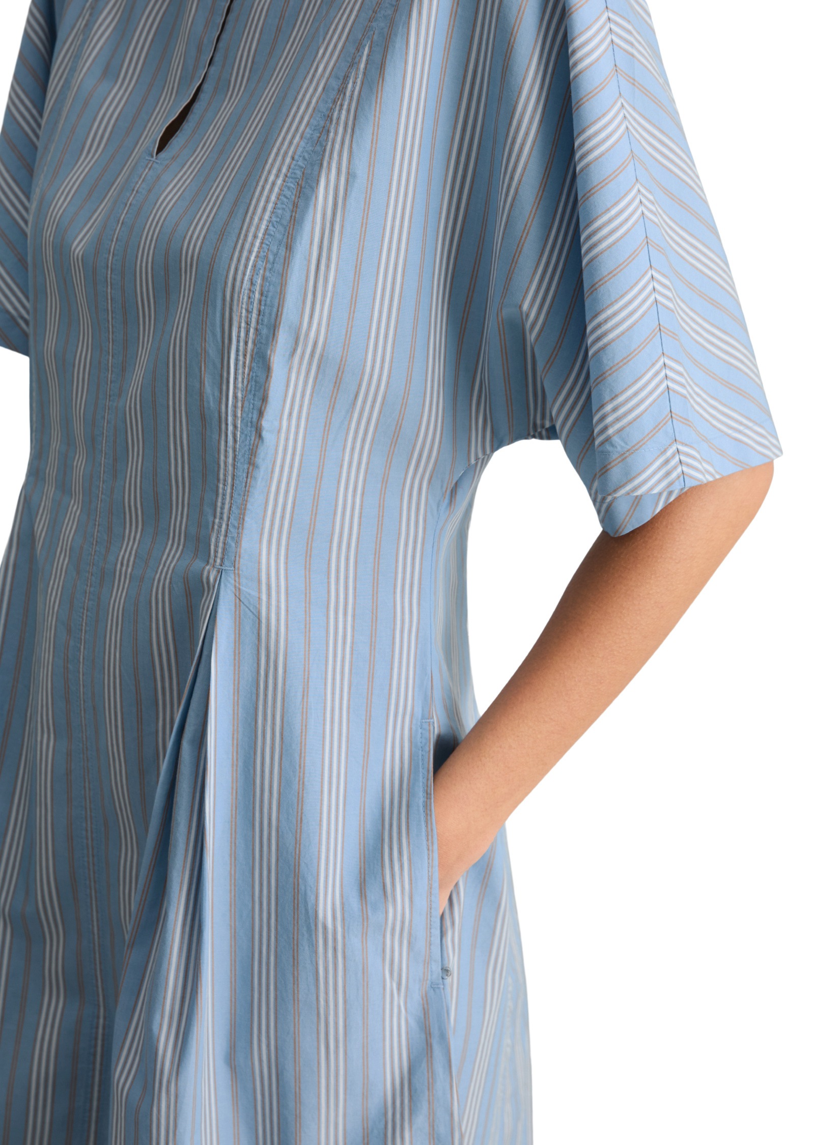 Marc O'Polo DENIM Minikleid »aus Papertouch-Popeline«