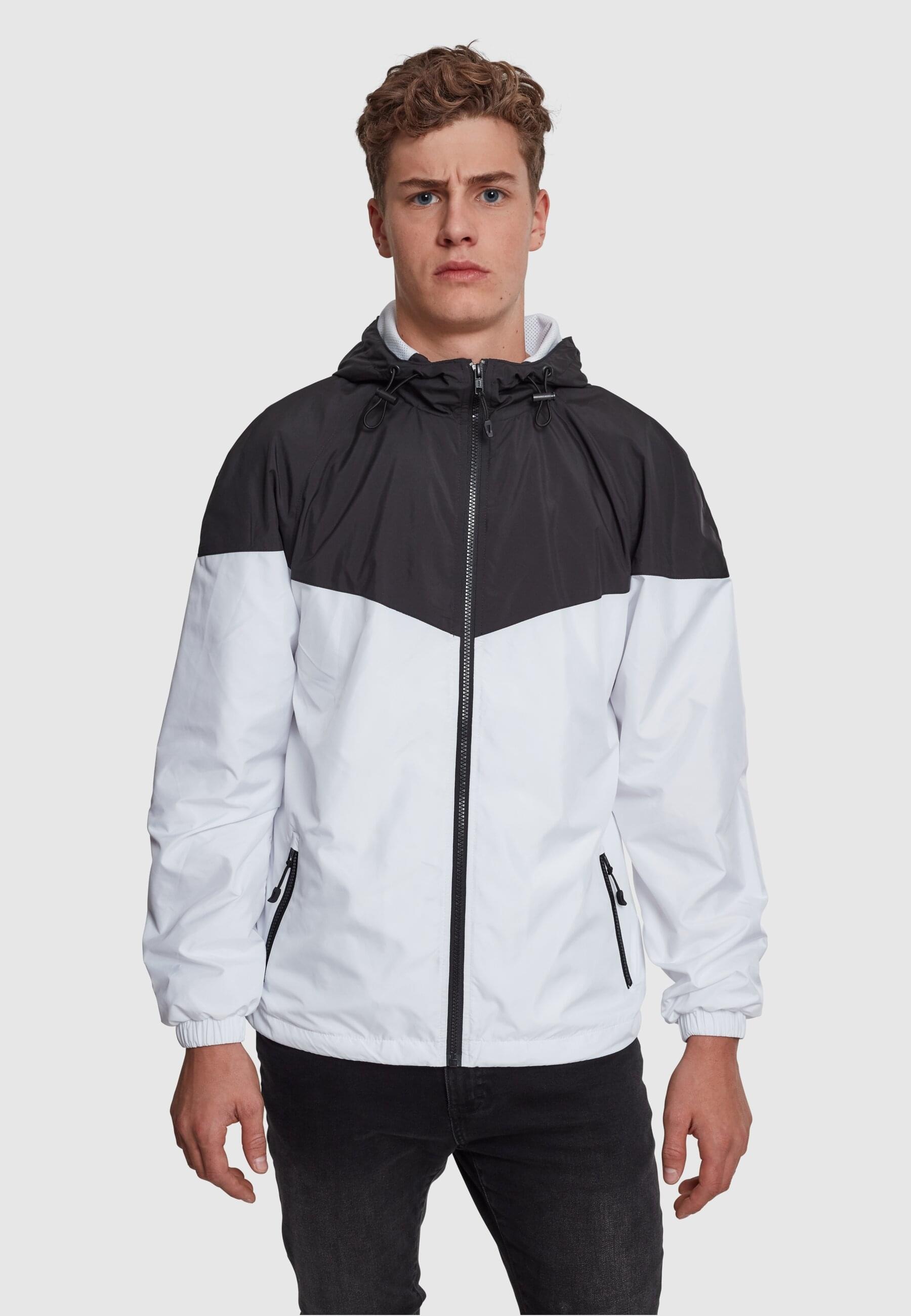 URBAN CLASSICS Allwetterjacke »Urban Classics Herren 2-Tone Tech Windrunner«, (1 St.), mit Kapuze